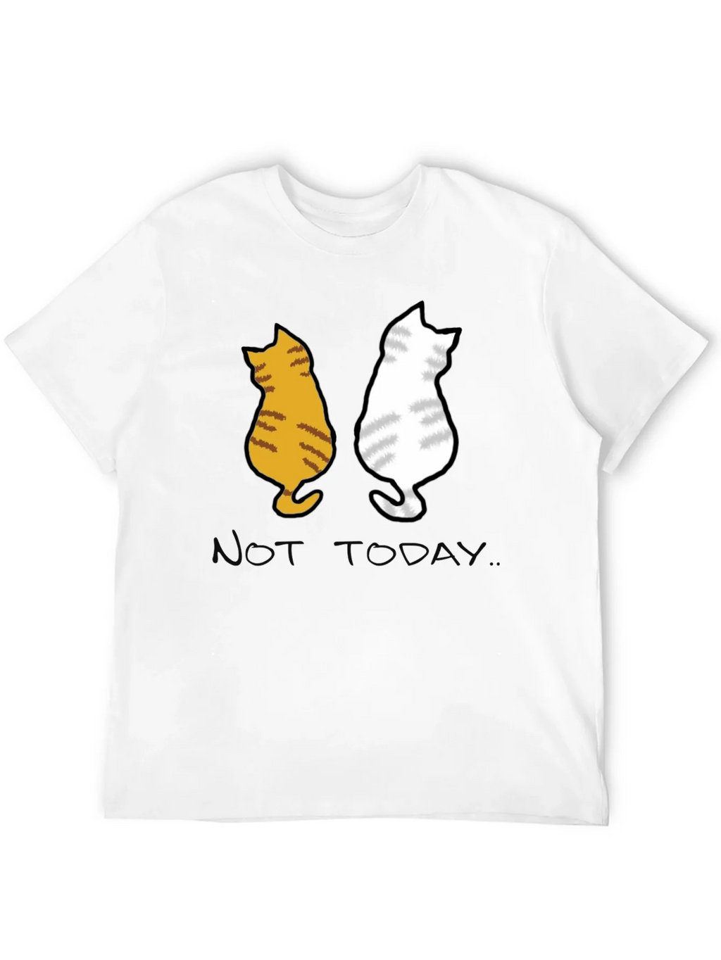 Two Cats Not Today Graphic Tee product image 8