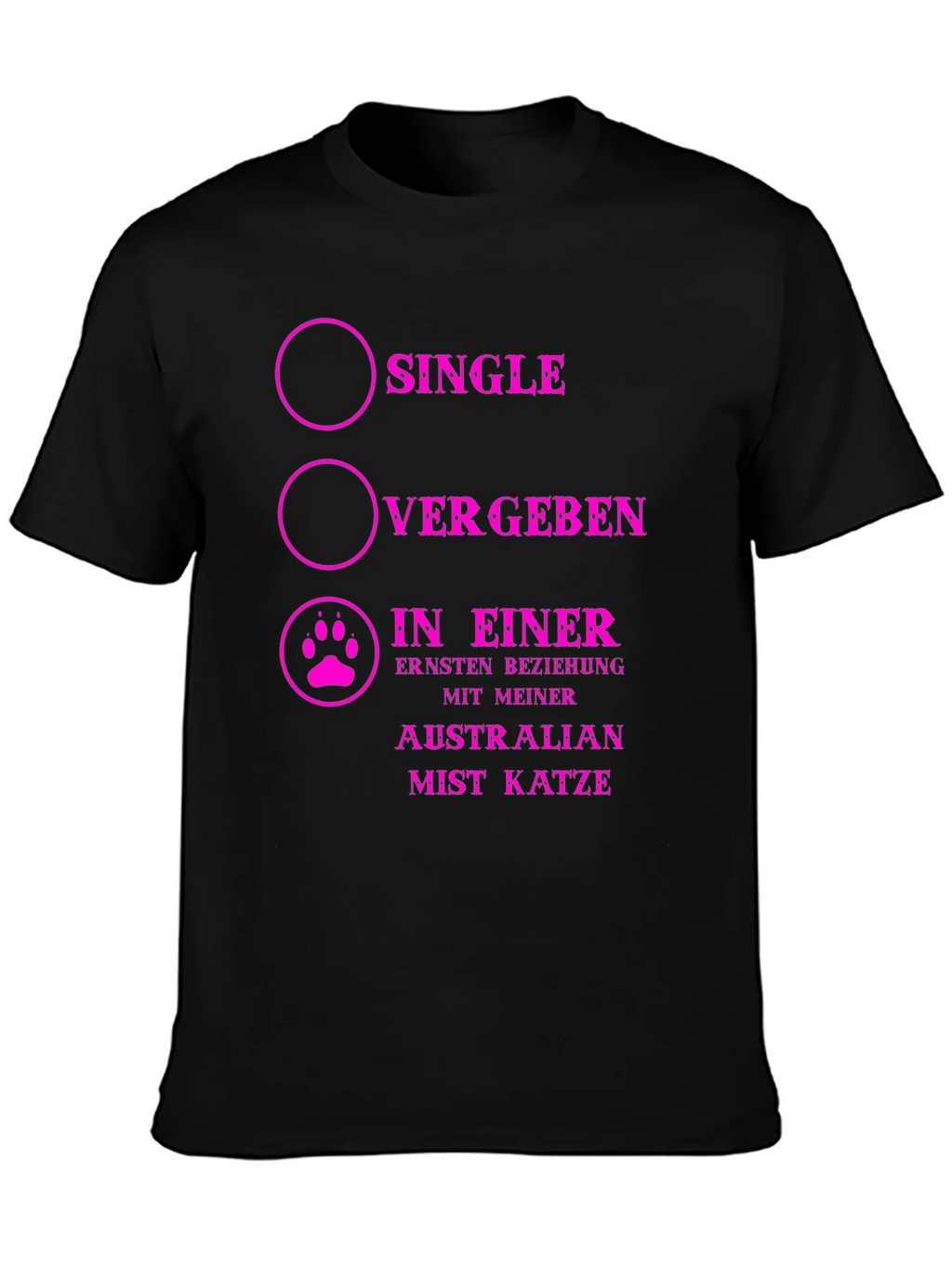 Single Taken Cat Lover T-Shirt product image 3