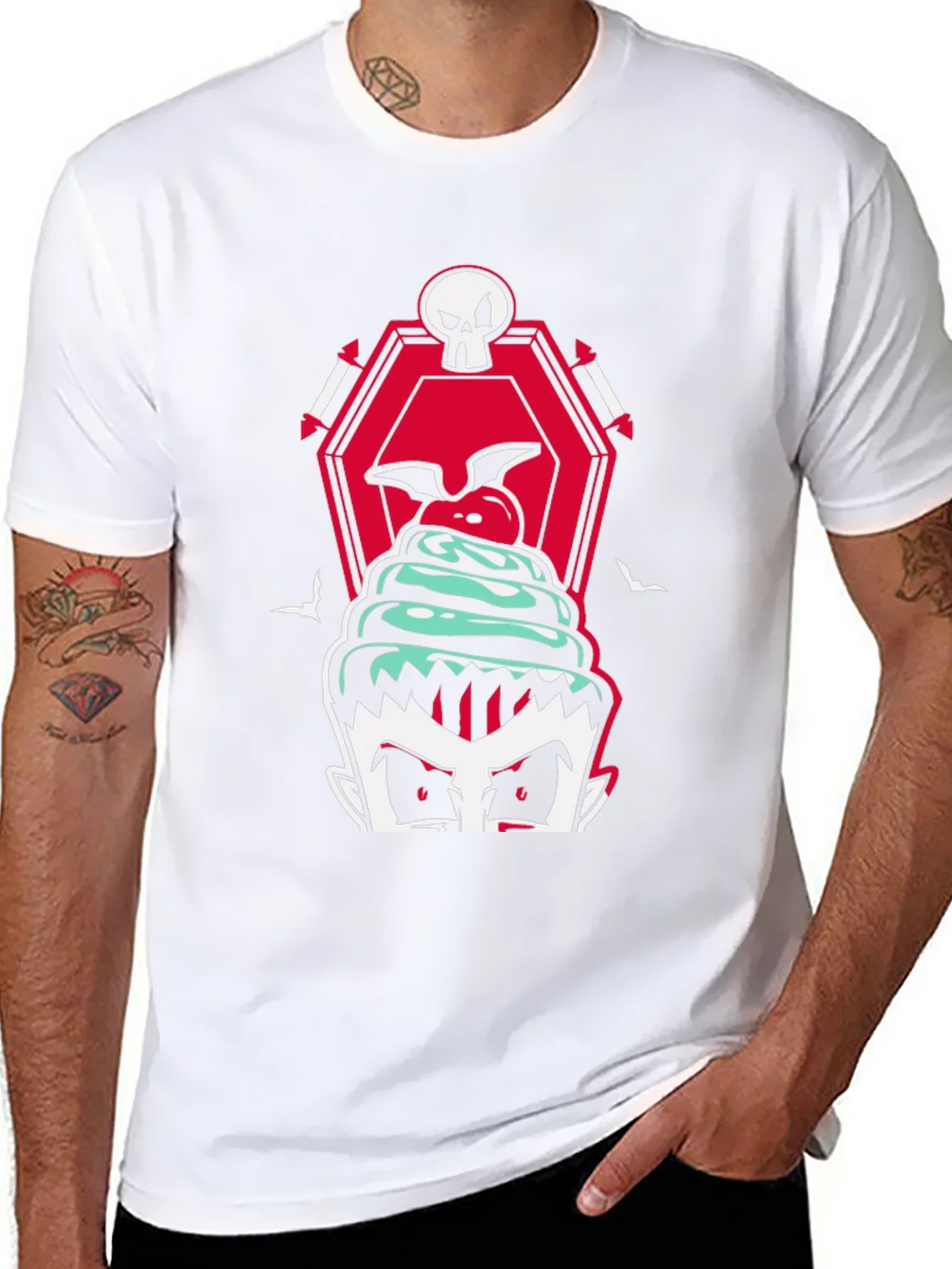 Vampire Cupcake T-Shirt - Spooky Treat! product image 7