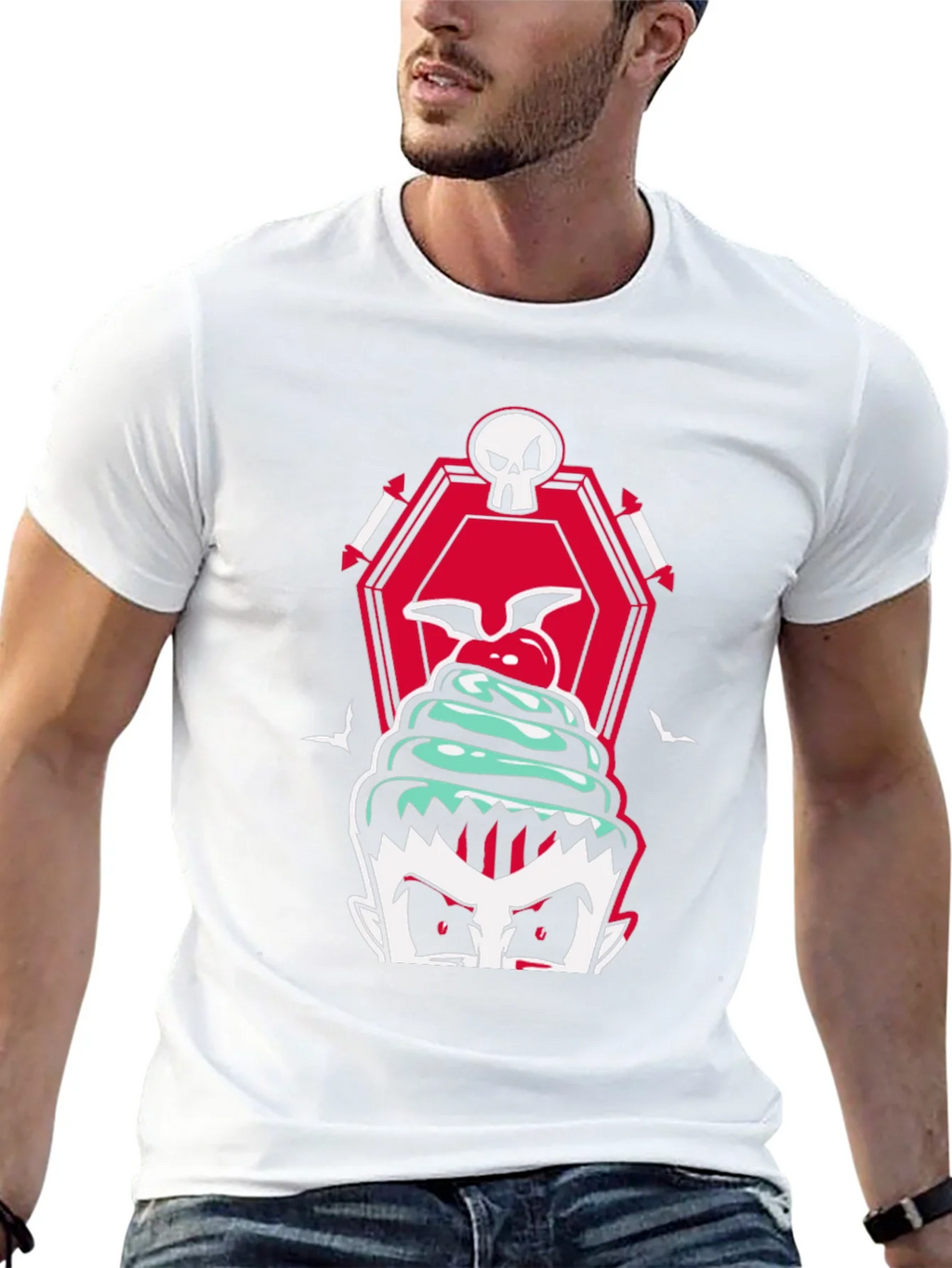 Vampire Cupcake T-Shirt - Spooky Treat! product image 12
