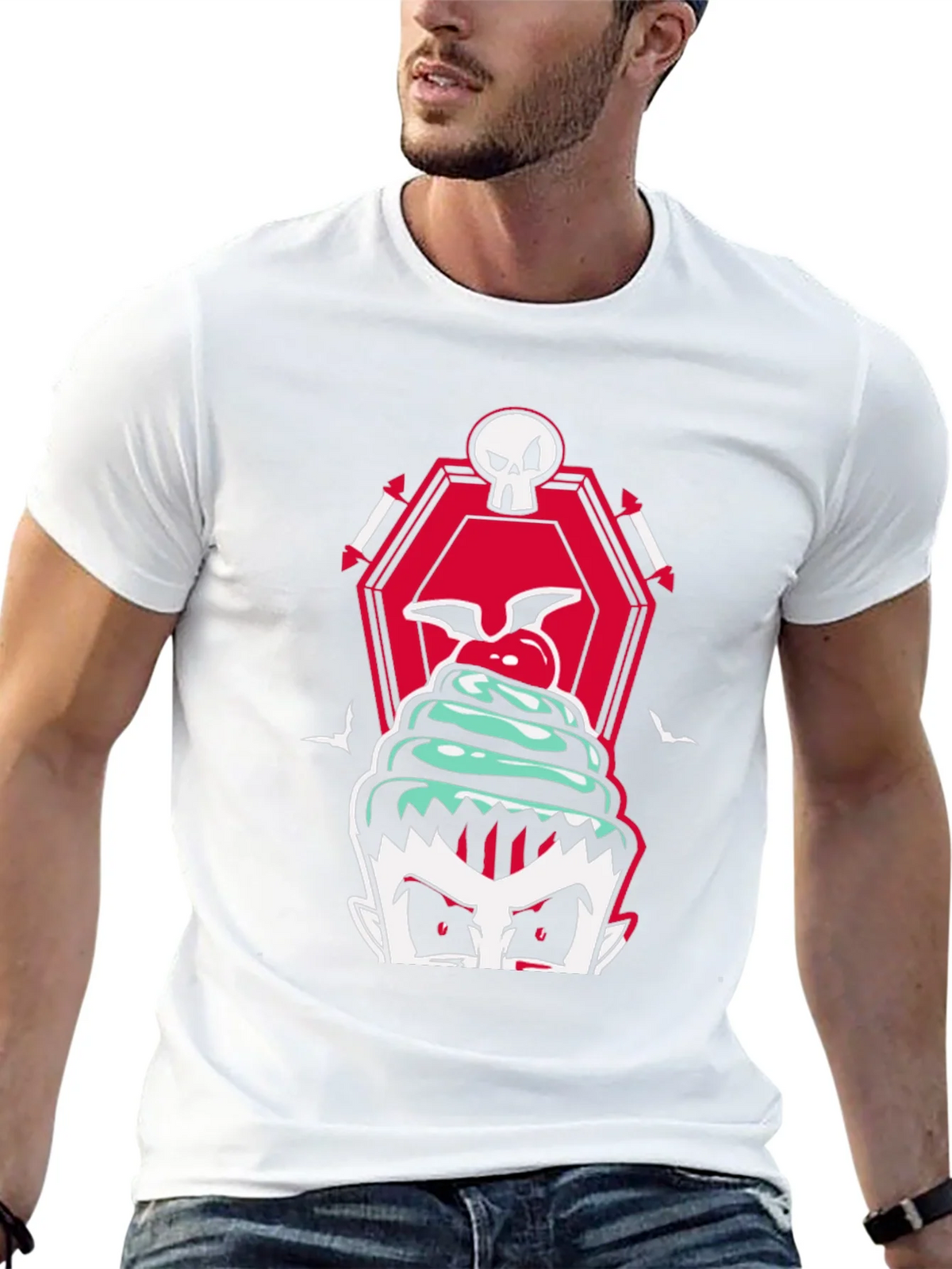 Vampire Cupcake T-Shirt - Spooky Treat! product image 12