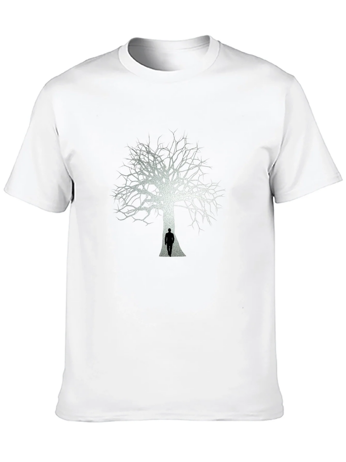 Tree Silhouette Graphic Tee - Mens Black T-Shirt product image 9