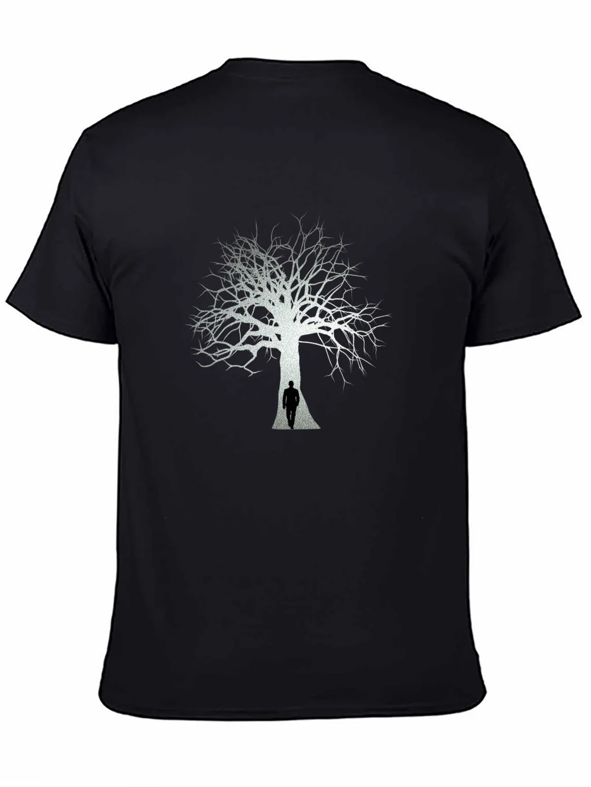 Tree Silhouette Graphic Tee - Mens Black T-Shirt product image 4