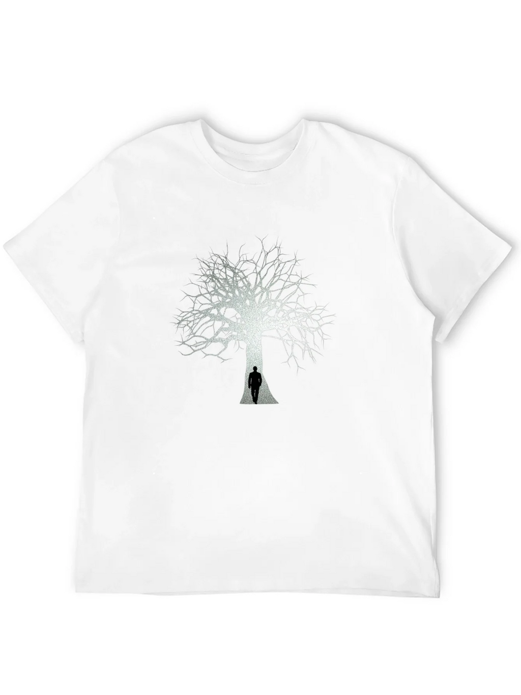 Tree Silhouette Graphic Tee - Mens Black T-Shirt product image 11