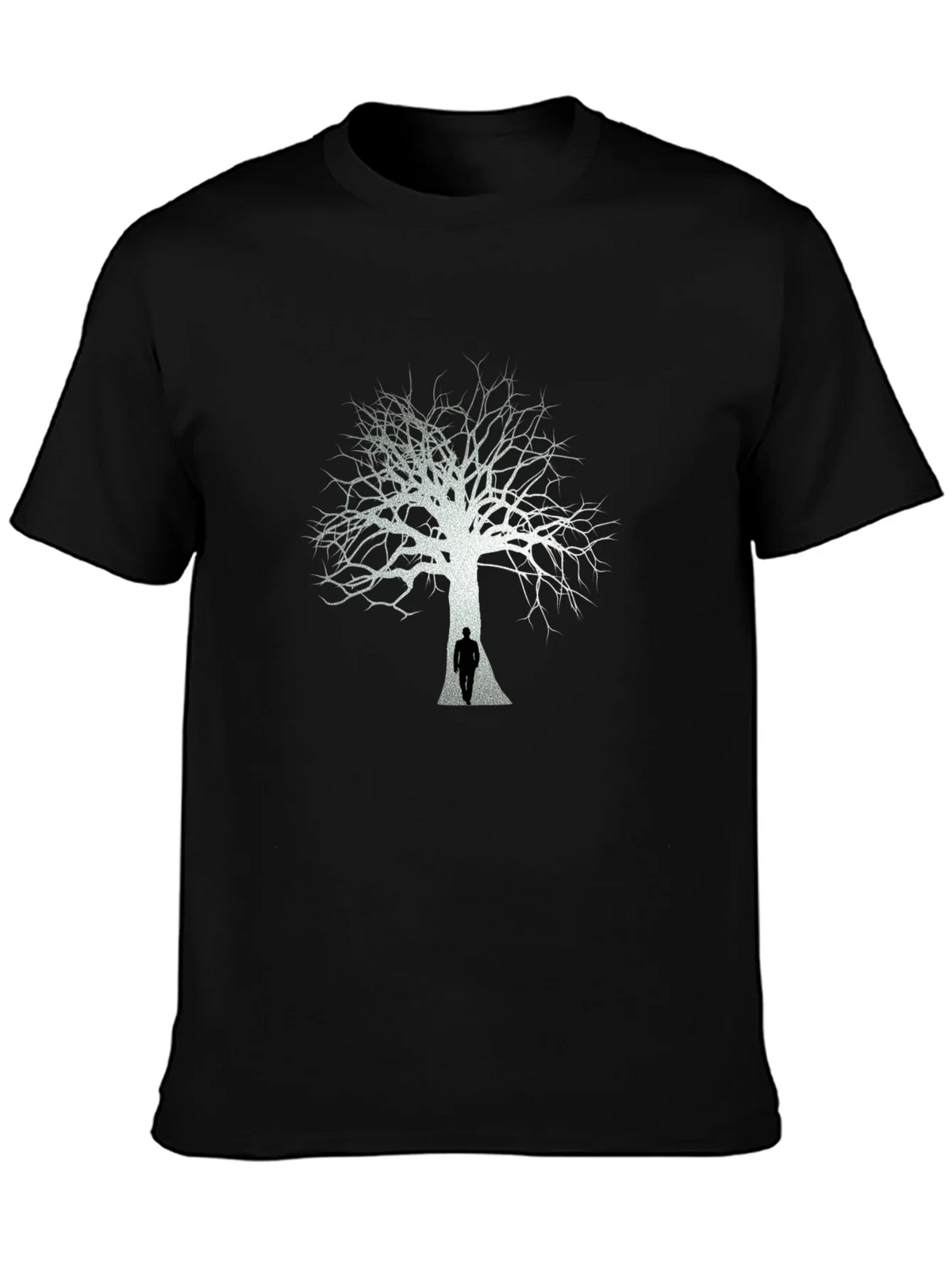Tree Silhouette Graphic Tee - Mens Black T-Shirt product image 3
