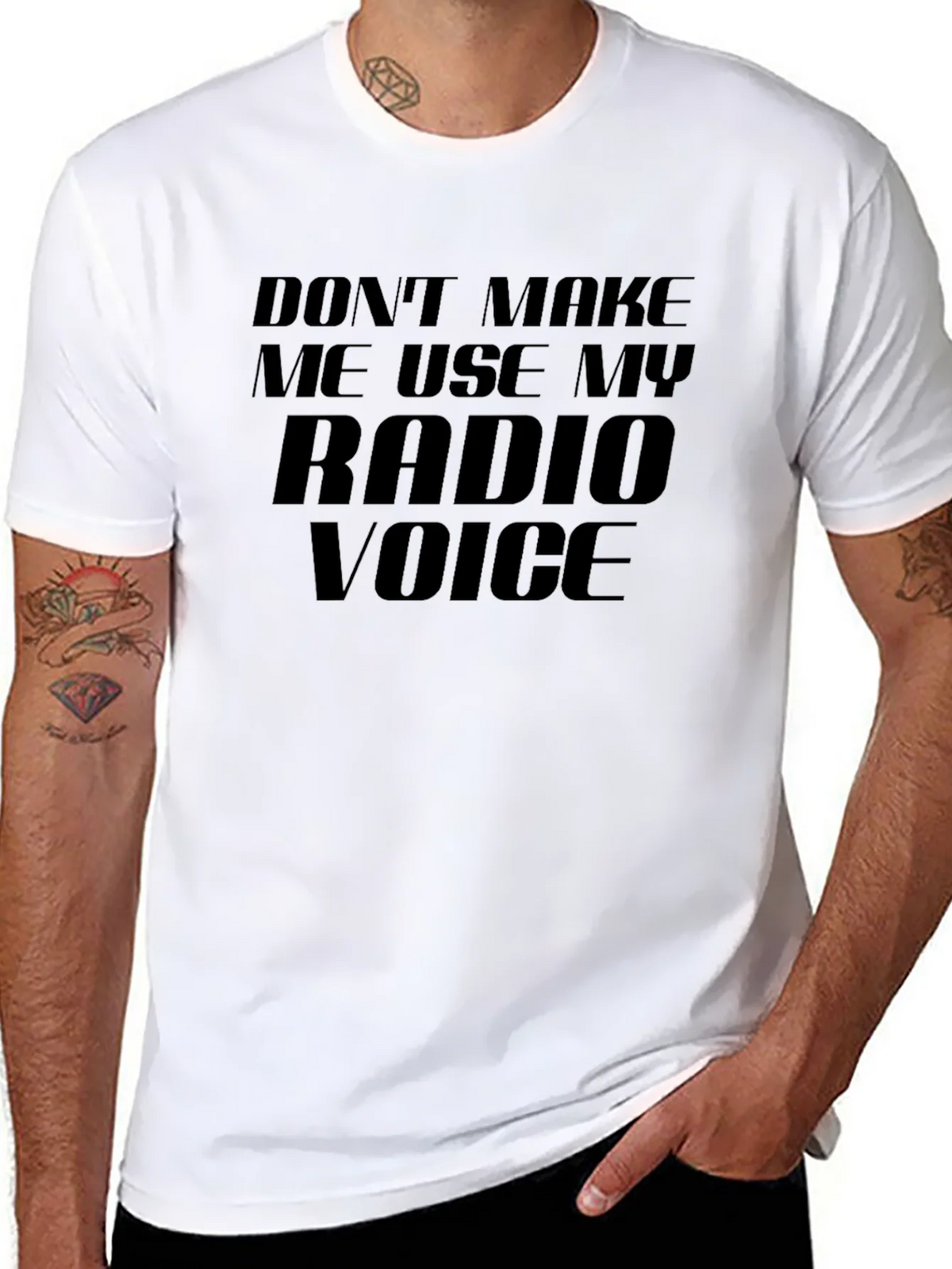 Radio Voice T-Shirt - Funny Slogan Tee product image 7