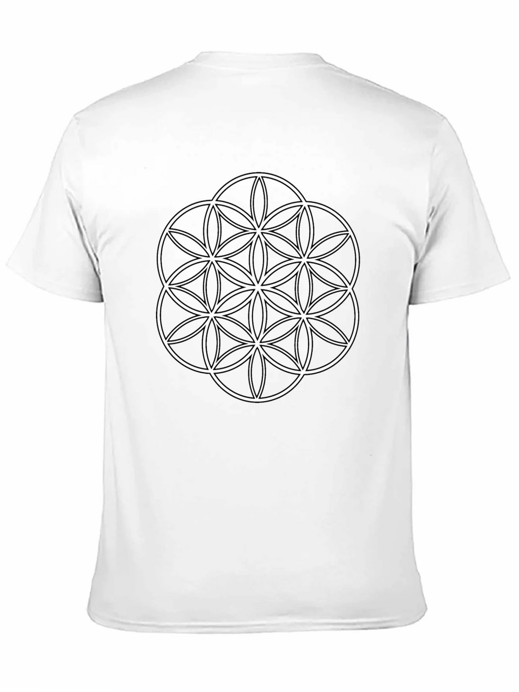 Flower of Life Graphic T-Shirt - Black product image 10