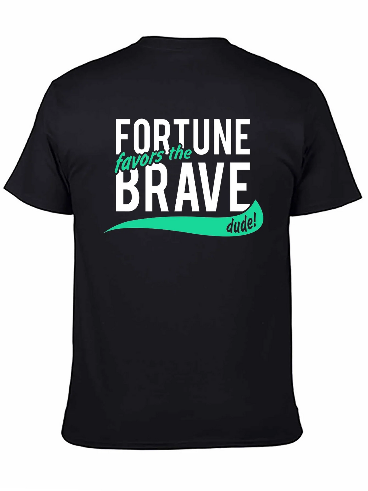 Fortune Favors the Brave T-Shirt - Cool Graphic Tee product image 4