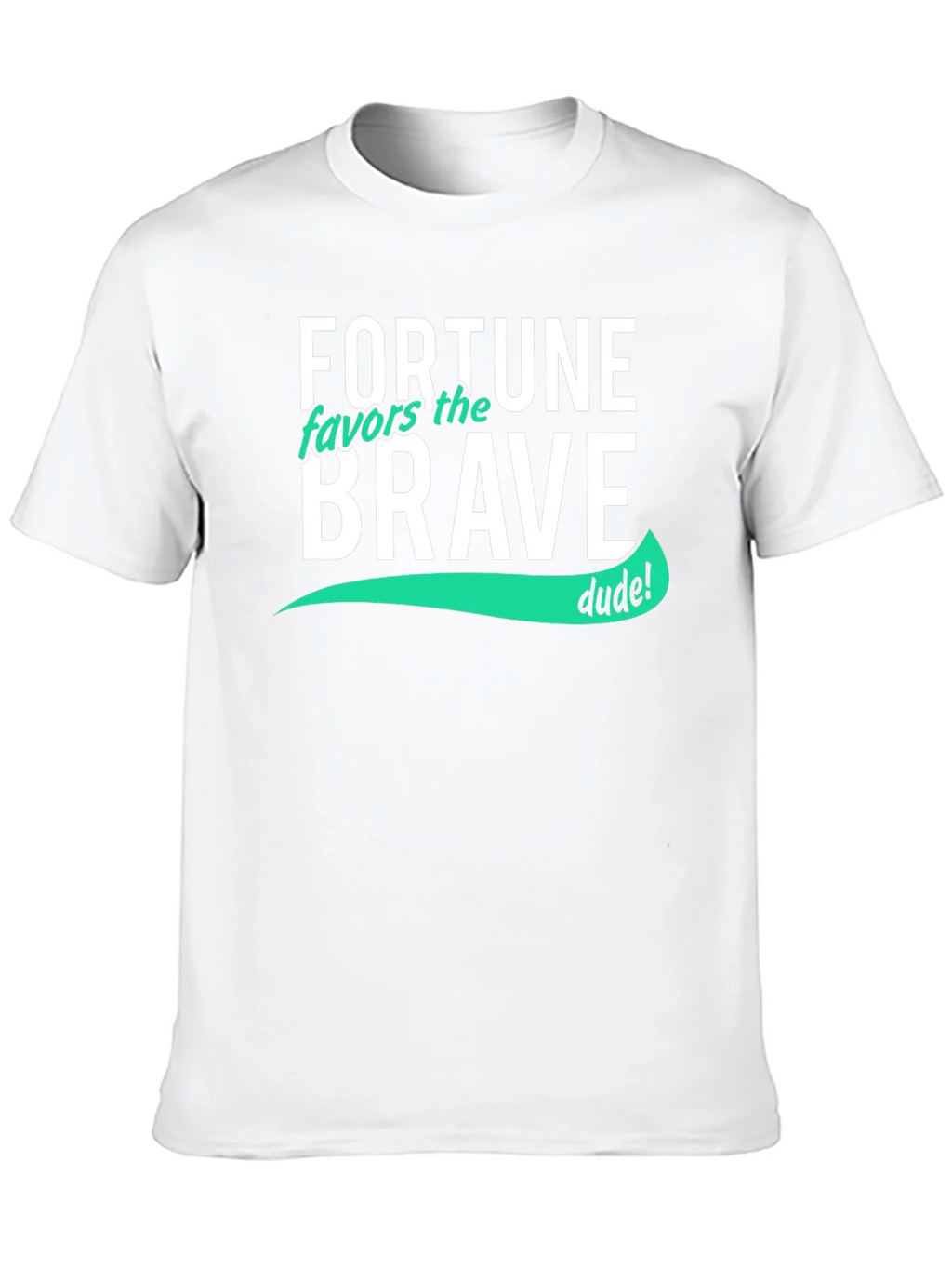 Fortune Favors the Brave T-Shirt - Cool Graphic Tee product image 9