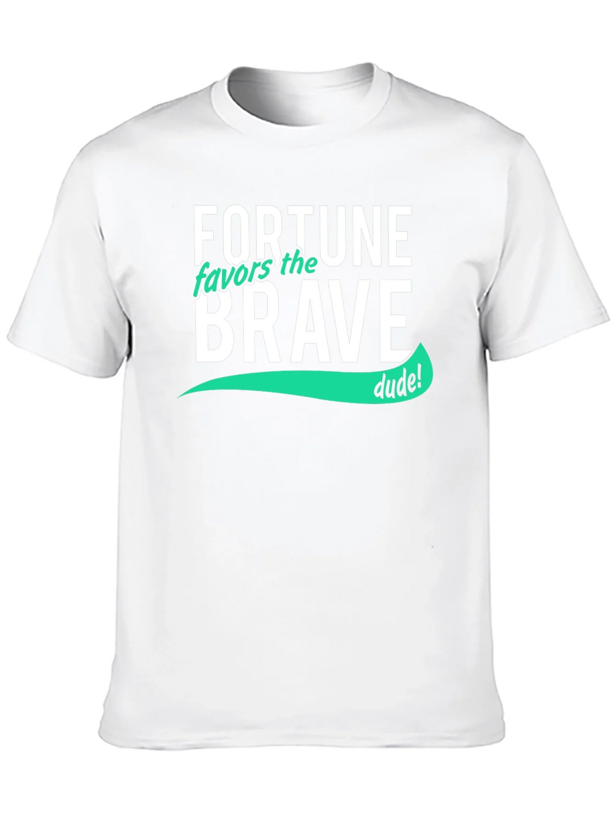 Fortune Favors the Brave T-Shirt - Cool Graphic Tee product image 9