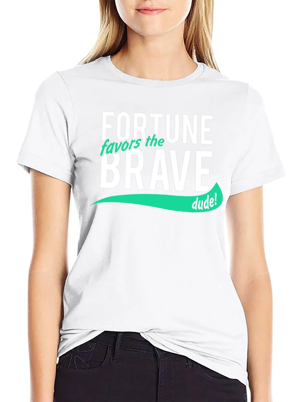 Fortune Favors the Brave T-Shirt - Cool Graphic Tee product image 8