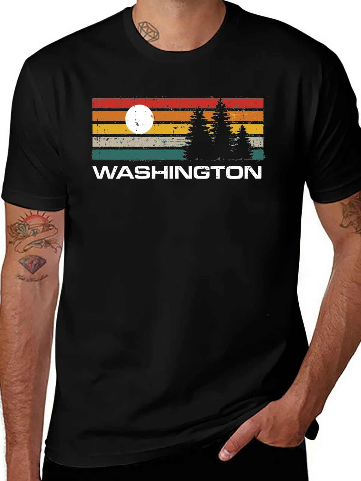 Vintage Washington State T-Shirt product image 1