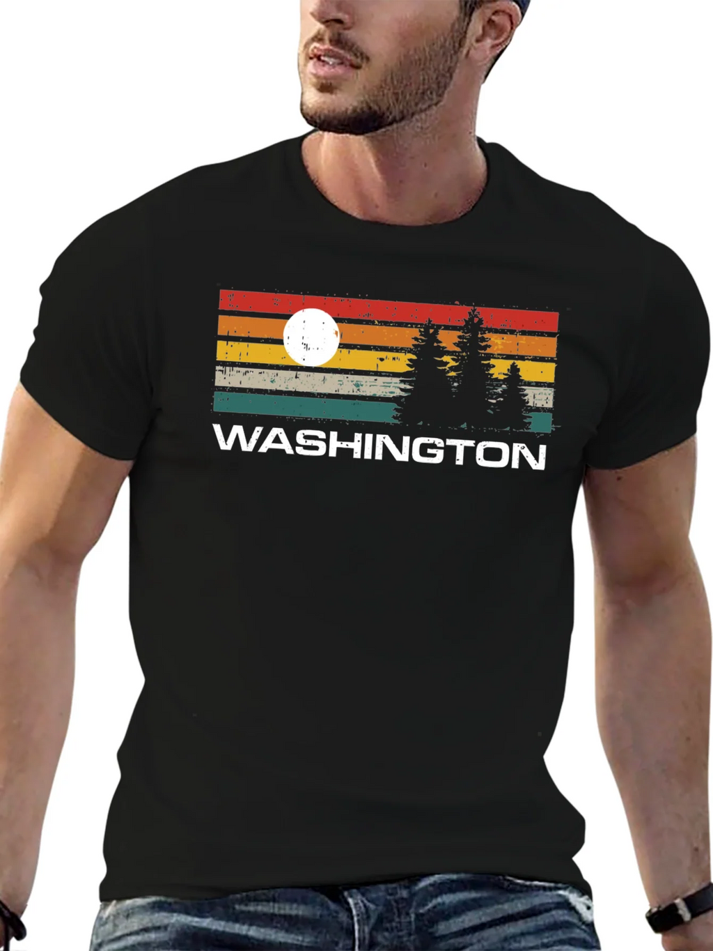 Vintage Washington State T-Shirt product image 6
