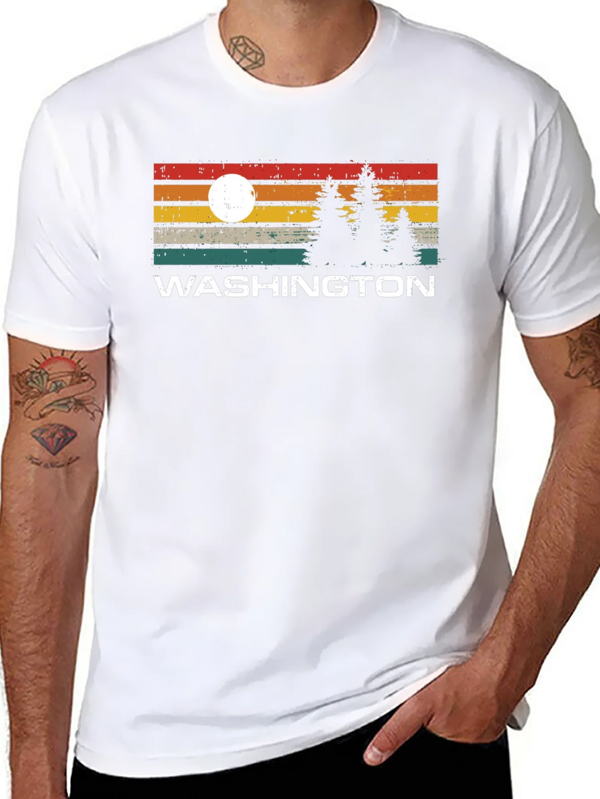 Vintage Washington State T-Shirt product image 7