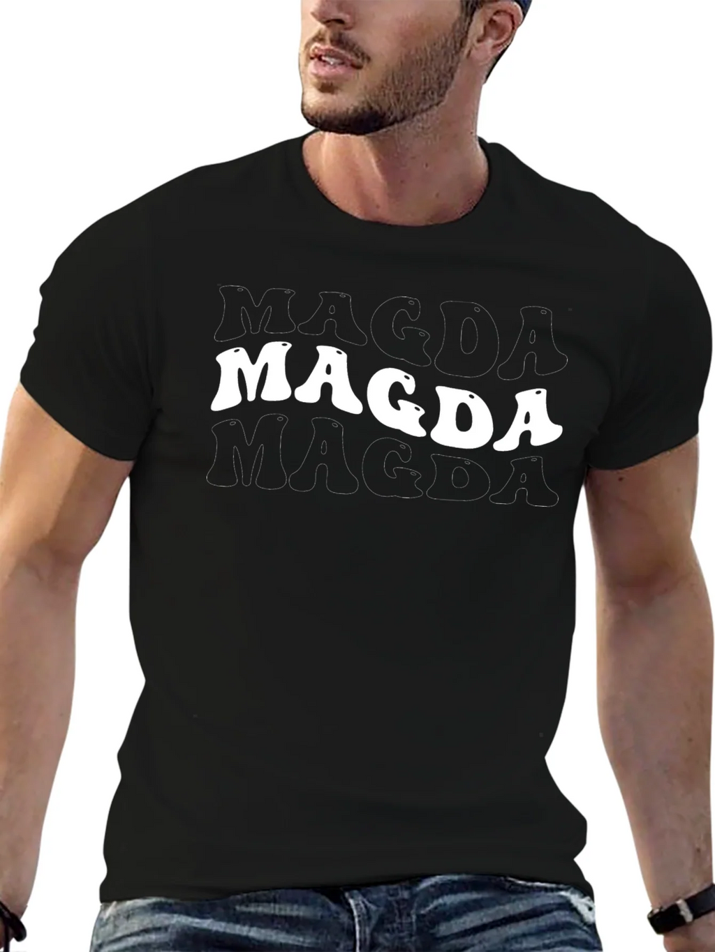 Magda T-Shirt - Retro Text Graphic Tee product image 6