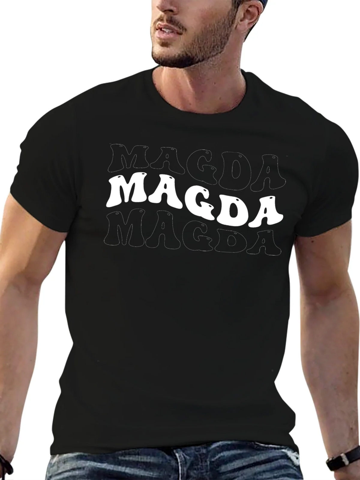 Magda T-Shirt - Retro Text Graphic Tee product image 6