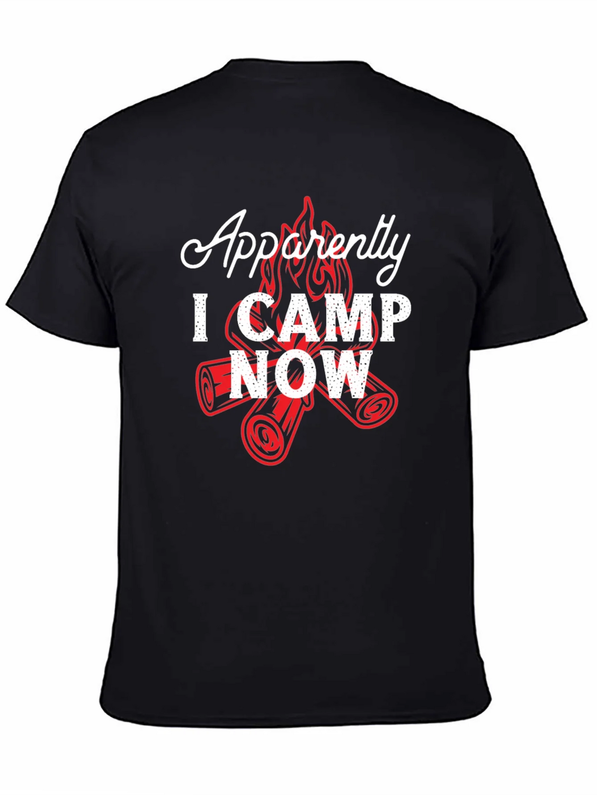 Apparently I Camp Now T-Shirt - Funny Camping Tee product image 4