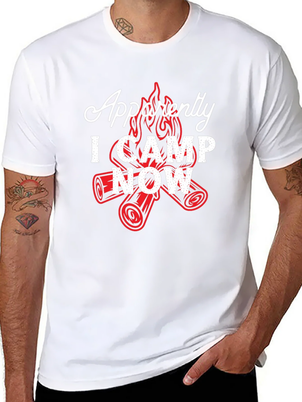 Apparently I Camp Now T-Shirt - Funny Camping Tee product image 7