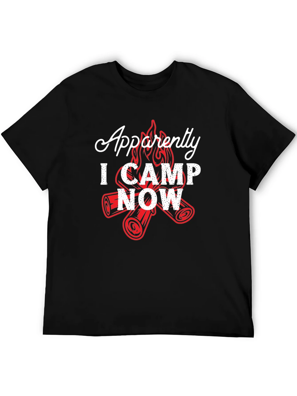 Apparently I Camp Now T-Shirt - Funny Camping Tee product image 5
