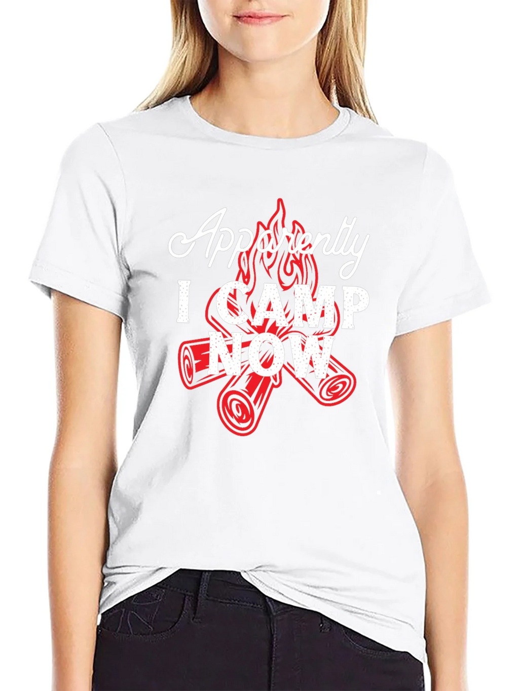 Apparently I Camp Now T-Shirt - Funny Camping Tee product image 8