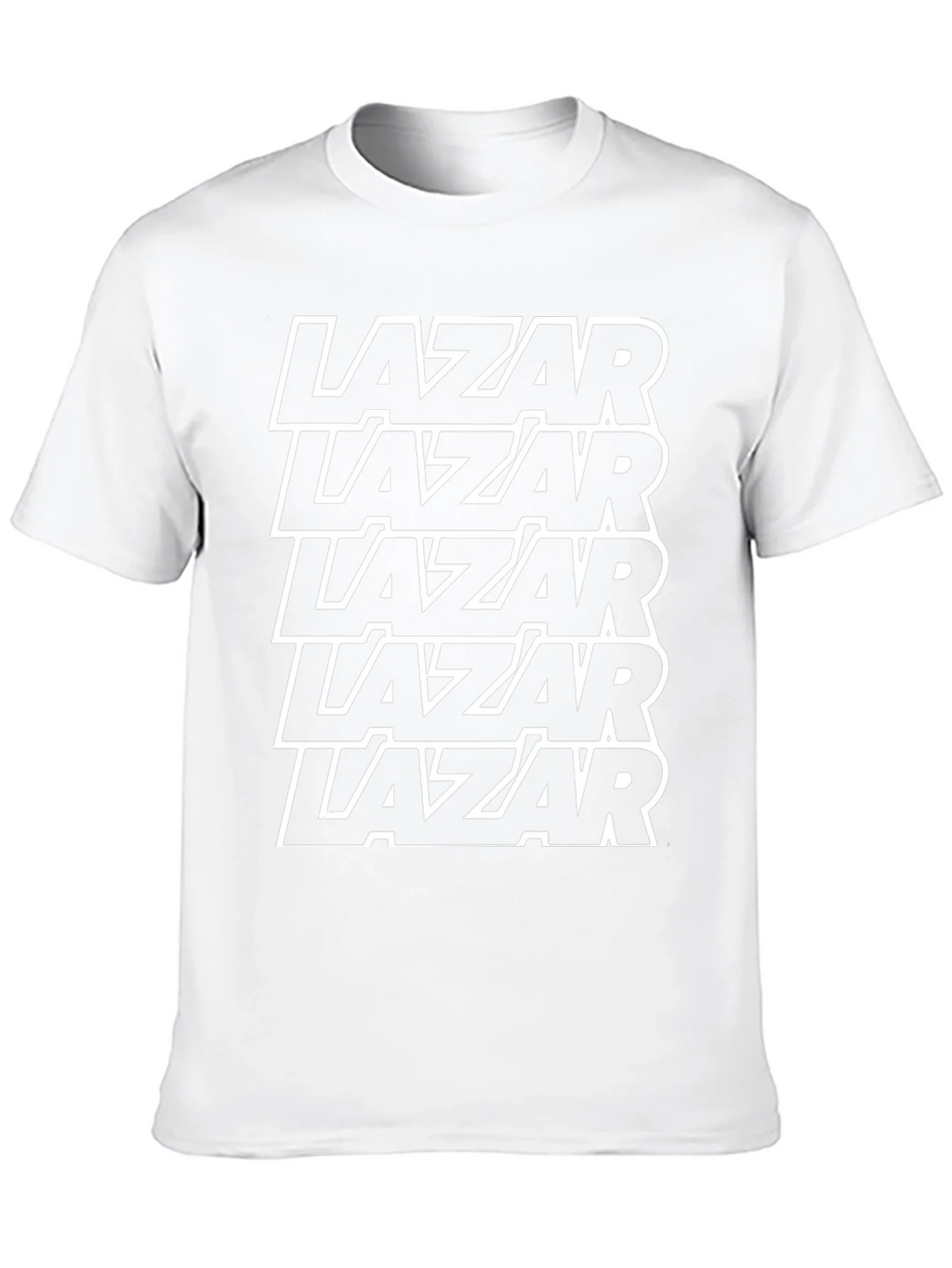 Lazar Text Graphic Print Black T-Shirt product image 9