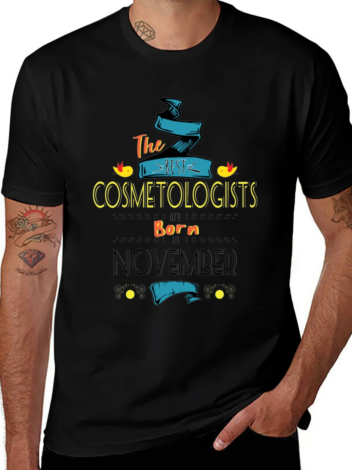 Best Cosmetologists Born In November T-Shirt product image 1