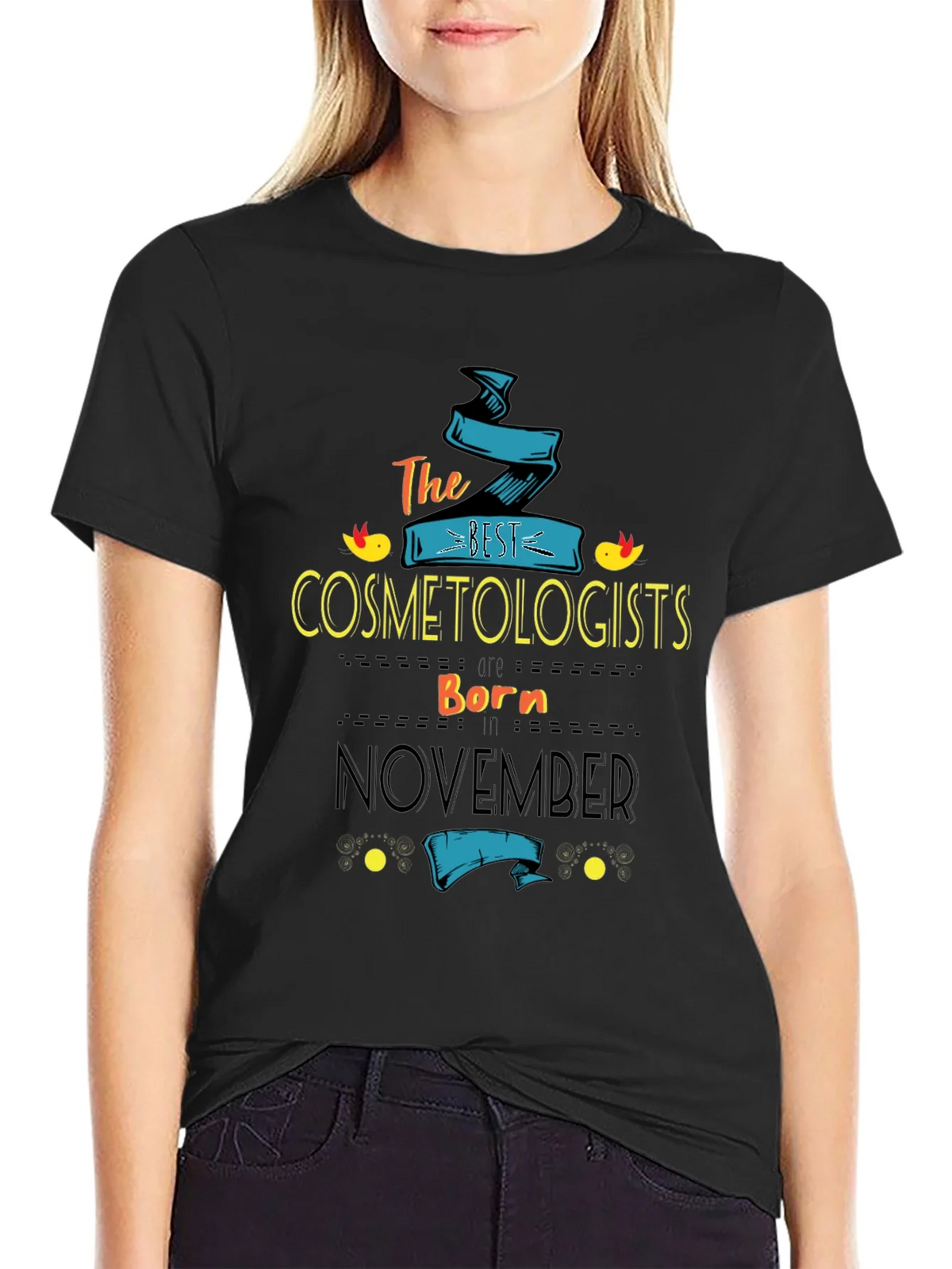 Best Cosmetologists Born In November T-Shirt product image 2