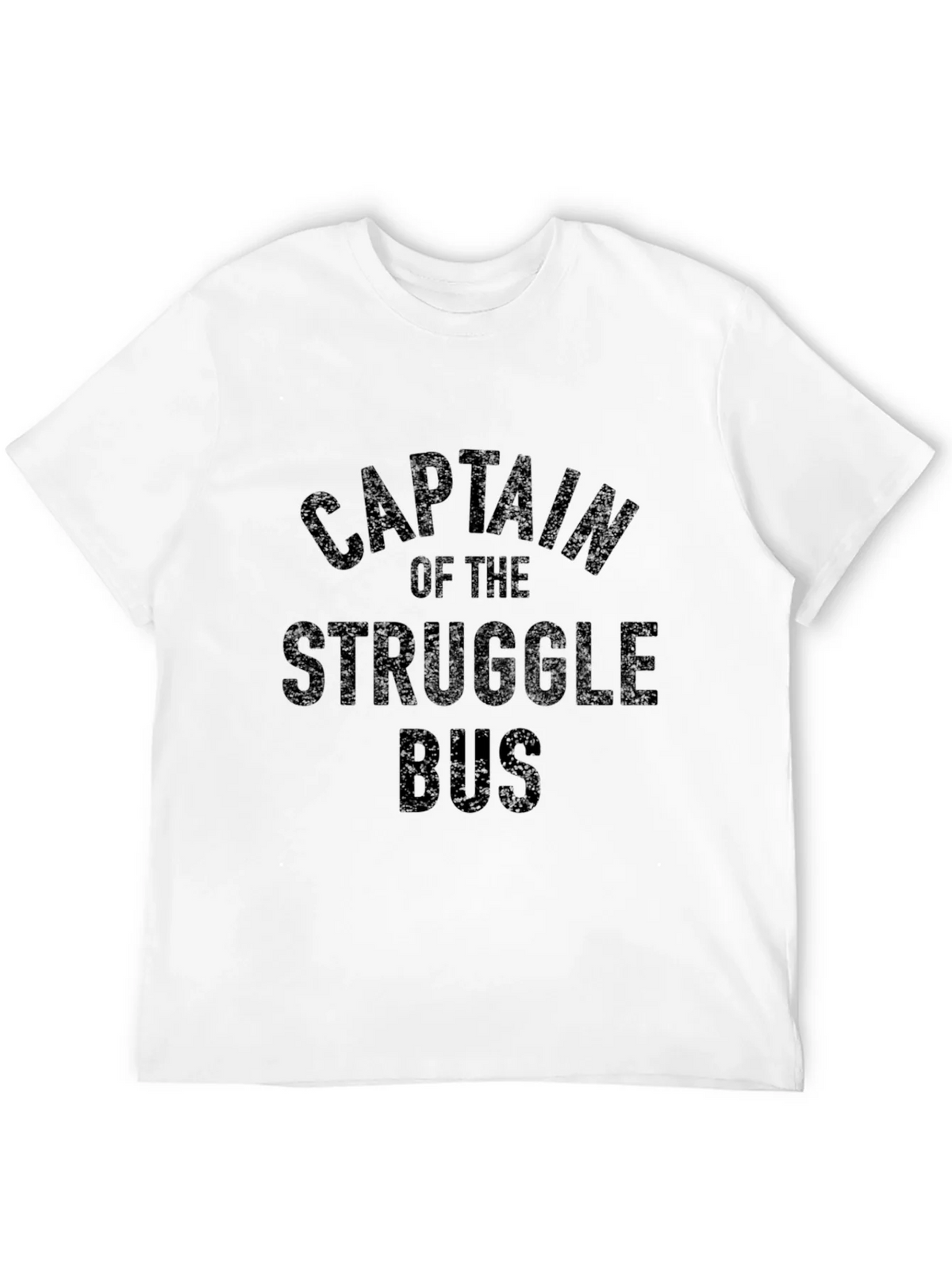 Captain of the Struggle Bus T-Shirt - Black Cotton Tee product image 8