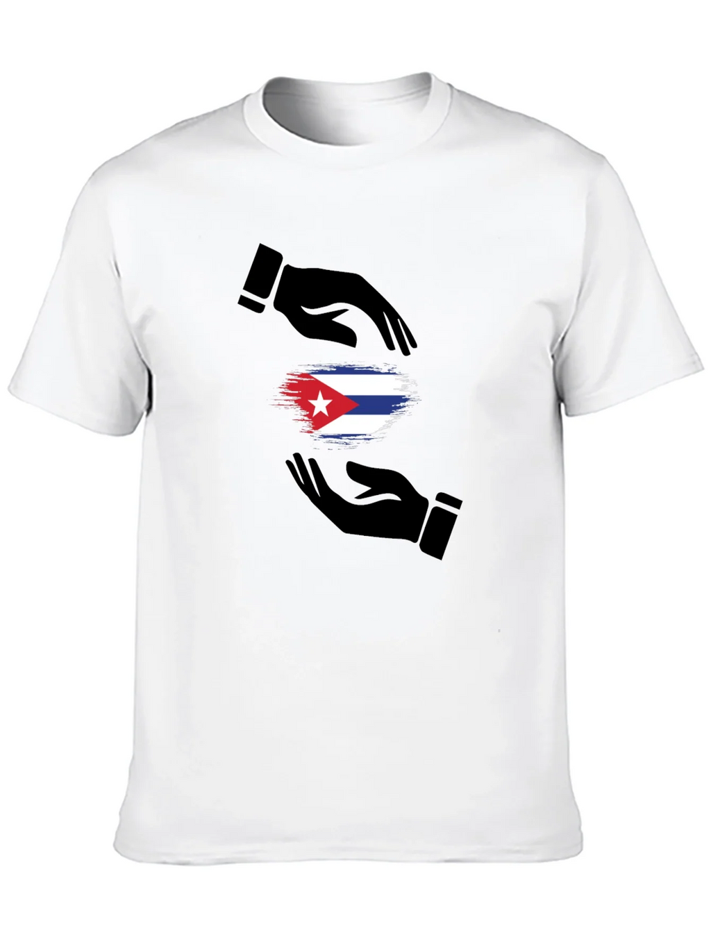 Cuba Flag Hands Graphic T-Shirt product image 8