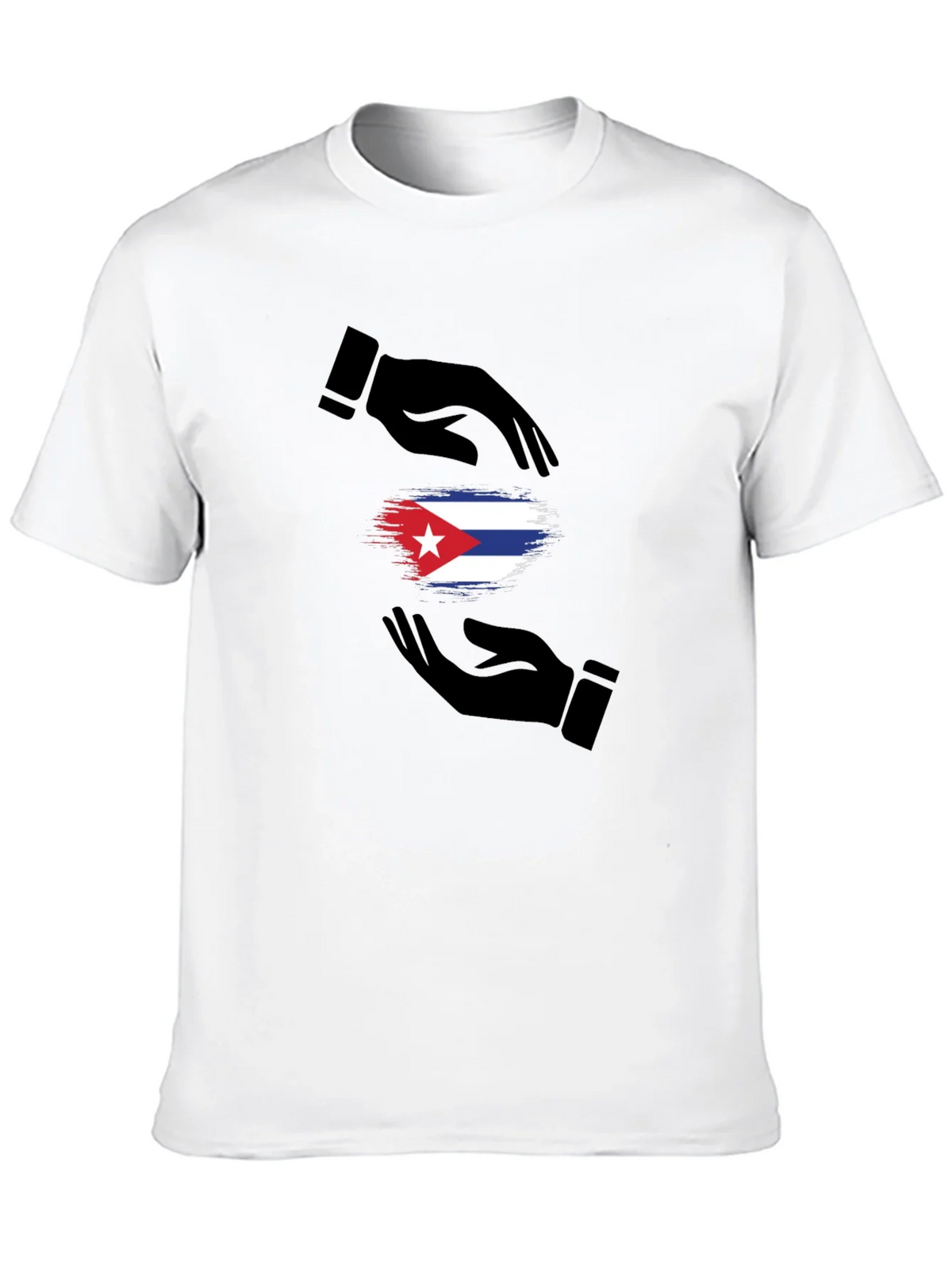 Cuba Flag Hands Graphic T-Shirt product image 8