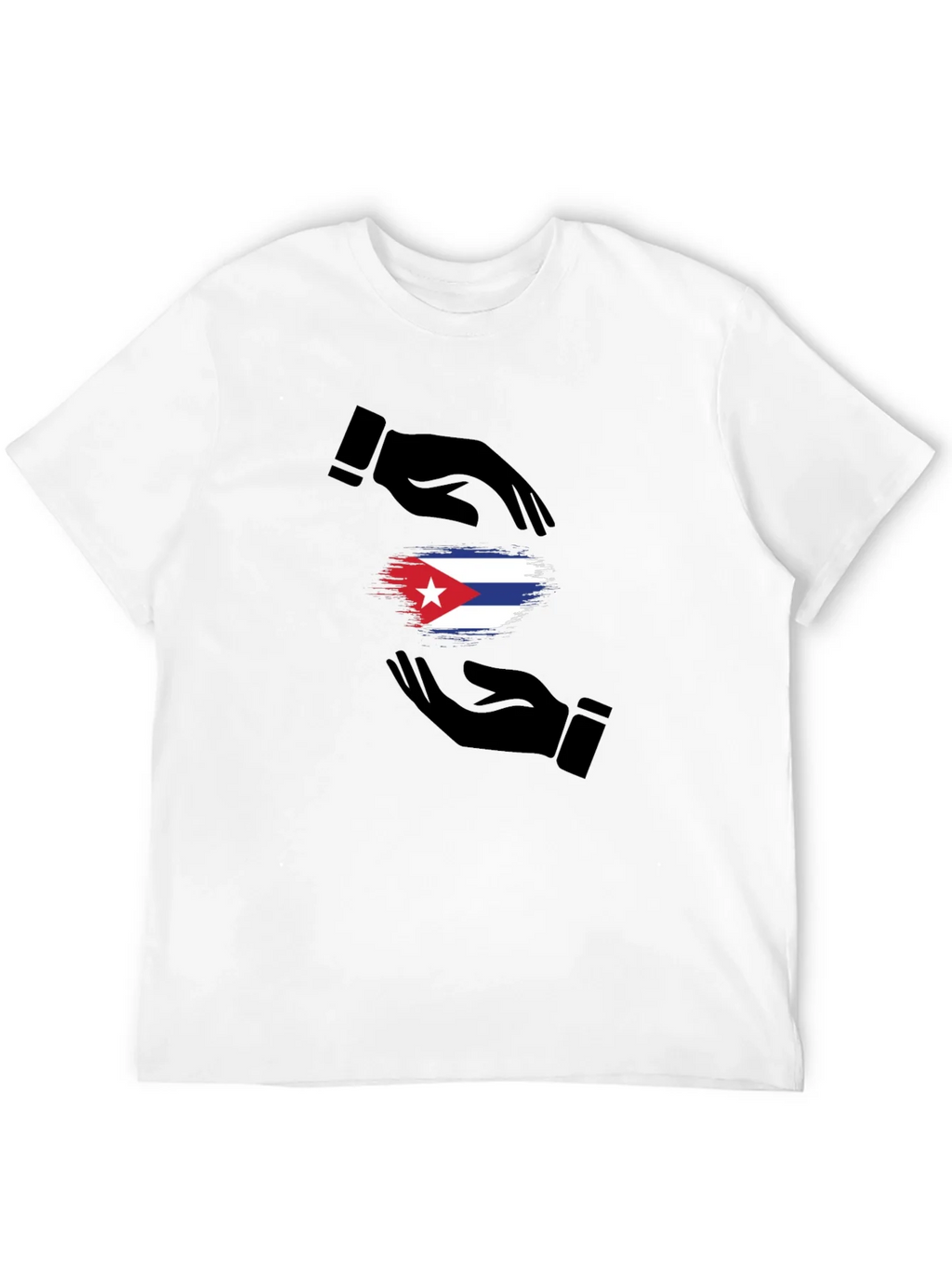 Cuba Flag Hands Graphic T-Shirt product image 10
