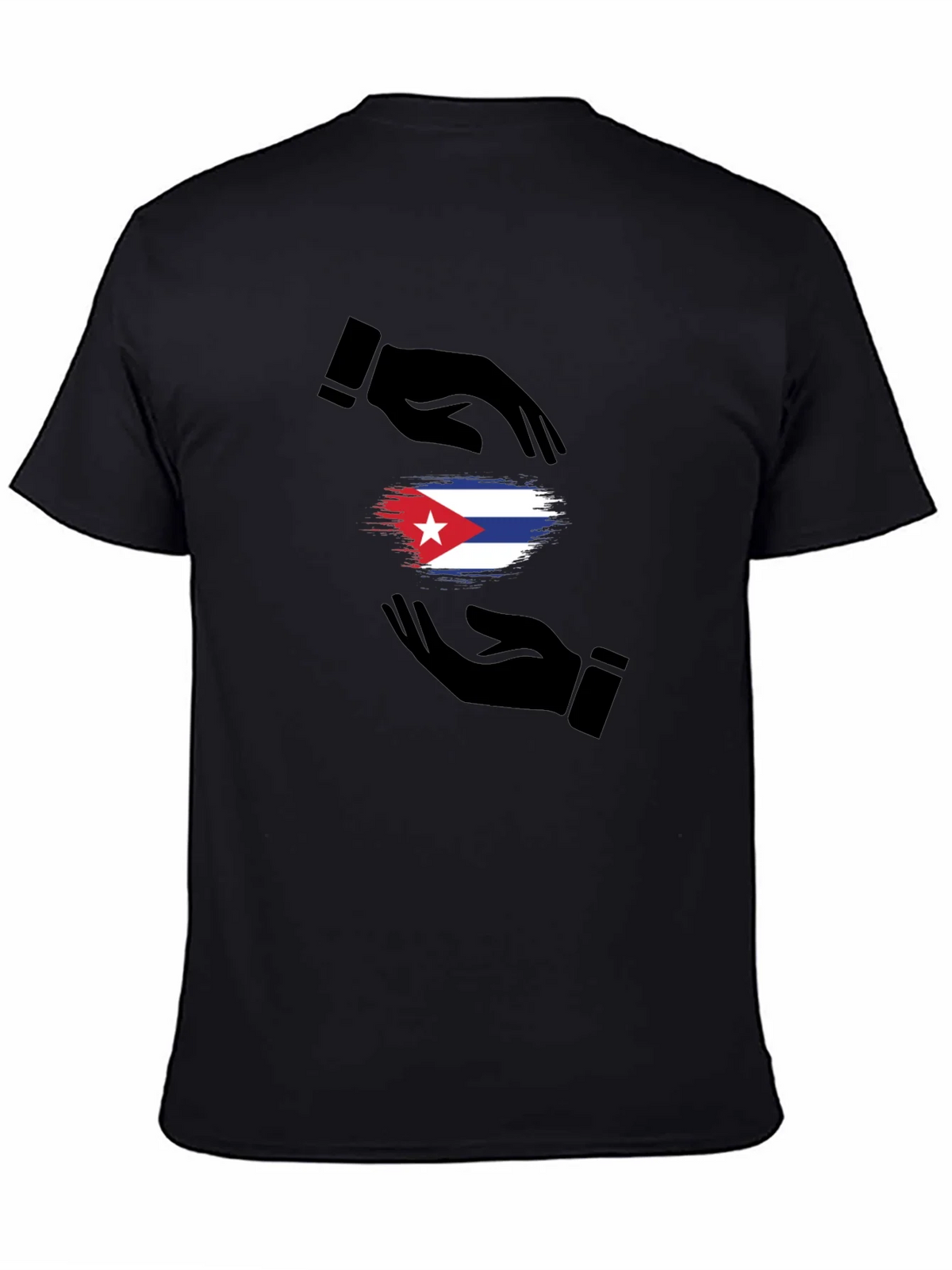 Cuba Flag Hands Graphic T-Shirt product image 3