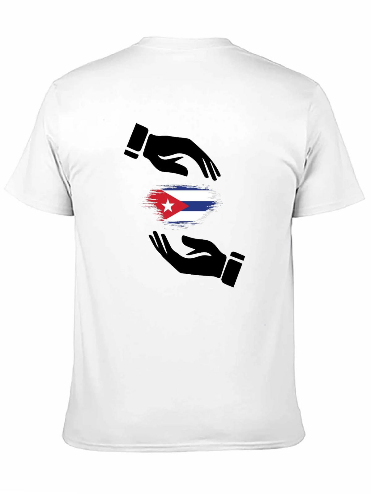 Cuba Flag Hands Graphic T-Shirt product image 9