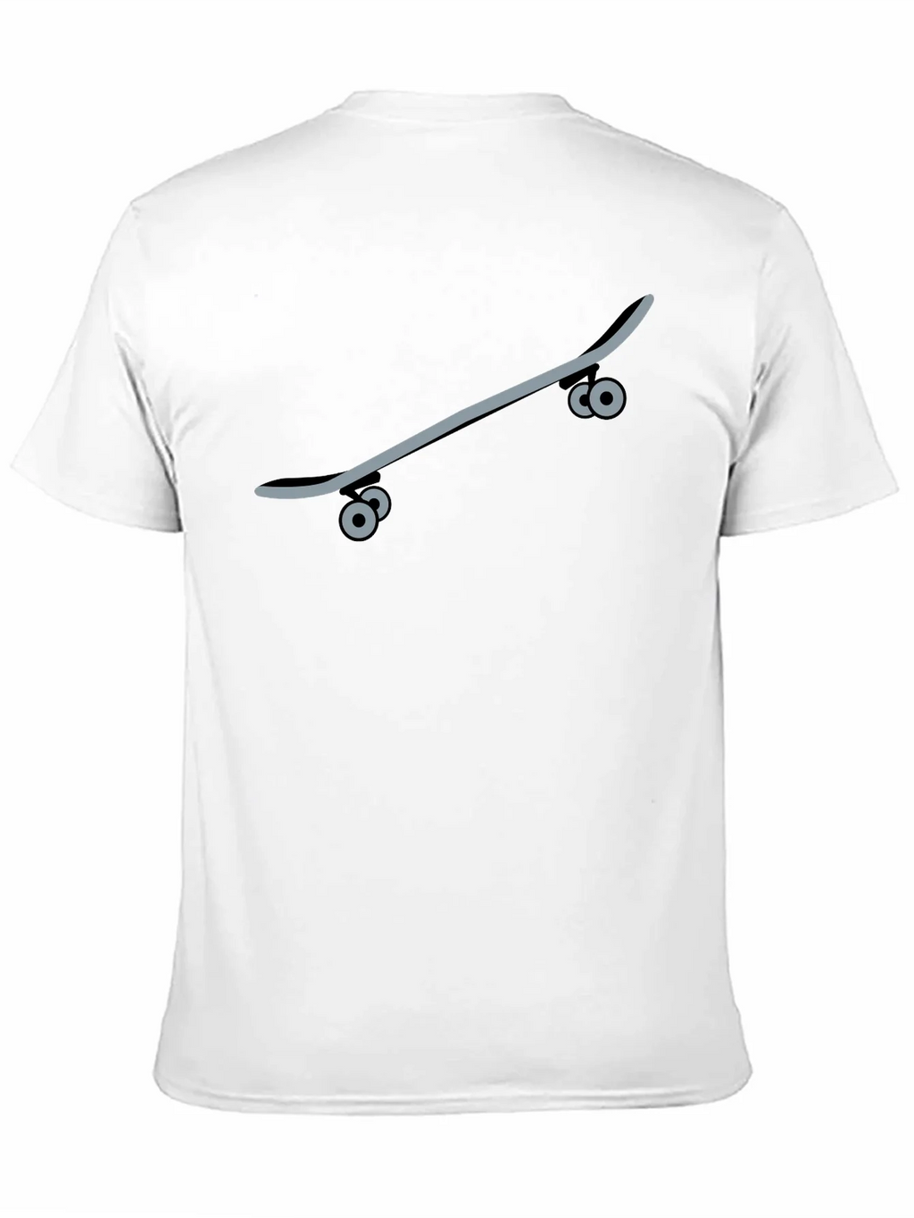 Skateboard Graphic Tee - Black Casual T-Shirt product image 7