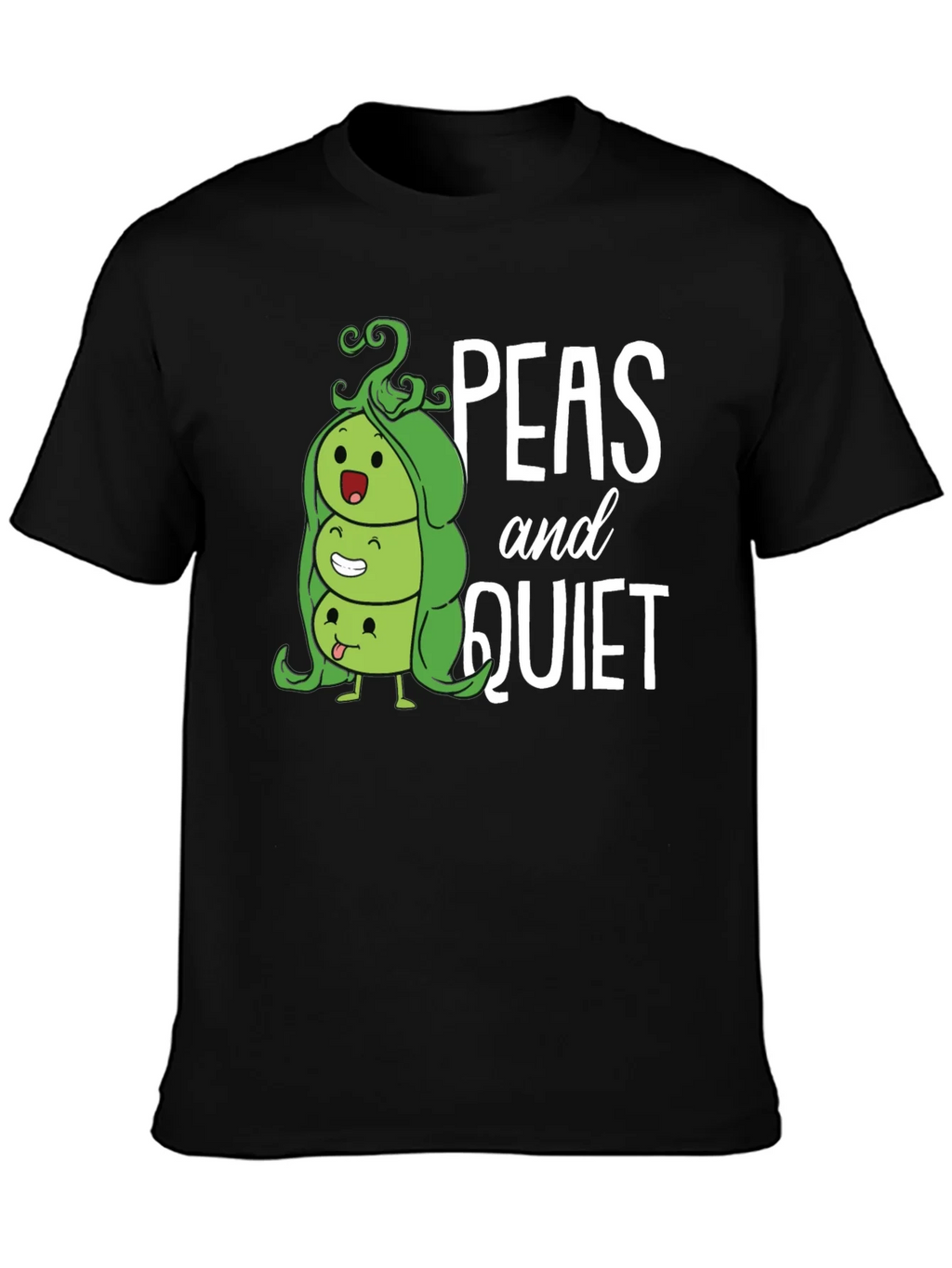 Peas and Quiet Graphic T-Shirt product image 3
