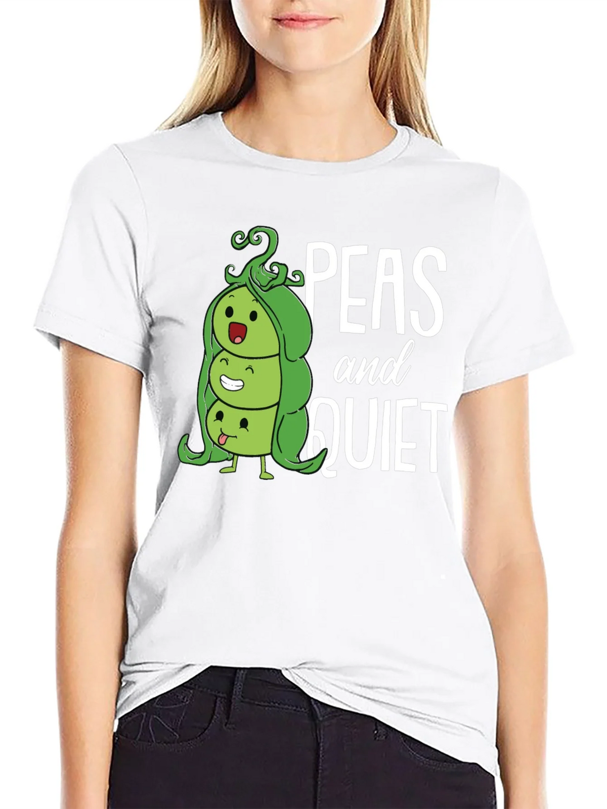 Peas and Quiet Graphic T-Shirt product image 8
