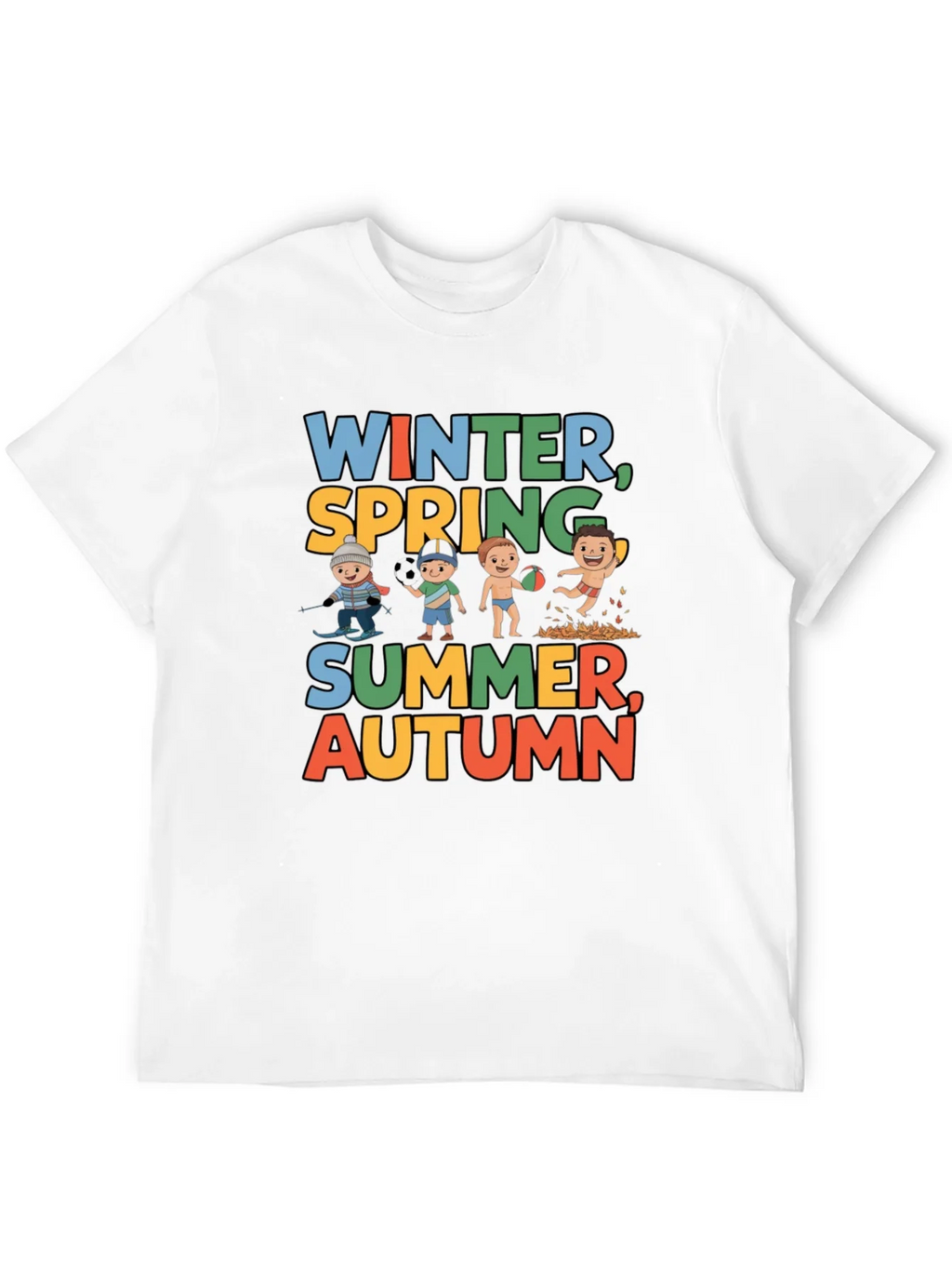 Seasons Graphic Tee - Winter Spring Summer Autumn product image 10
