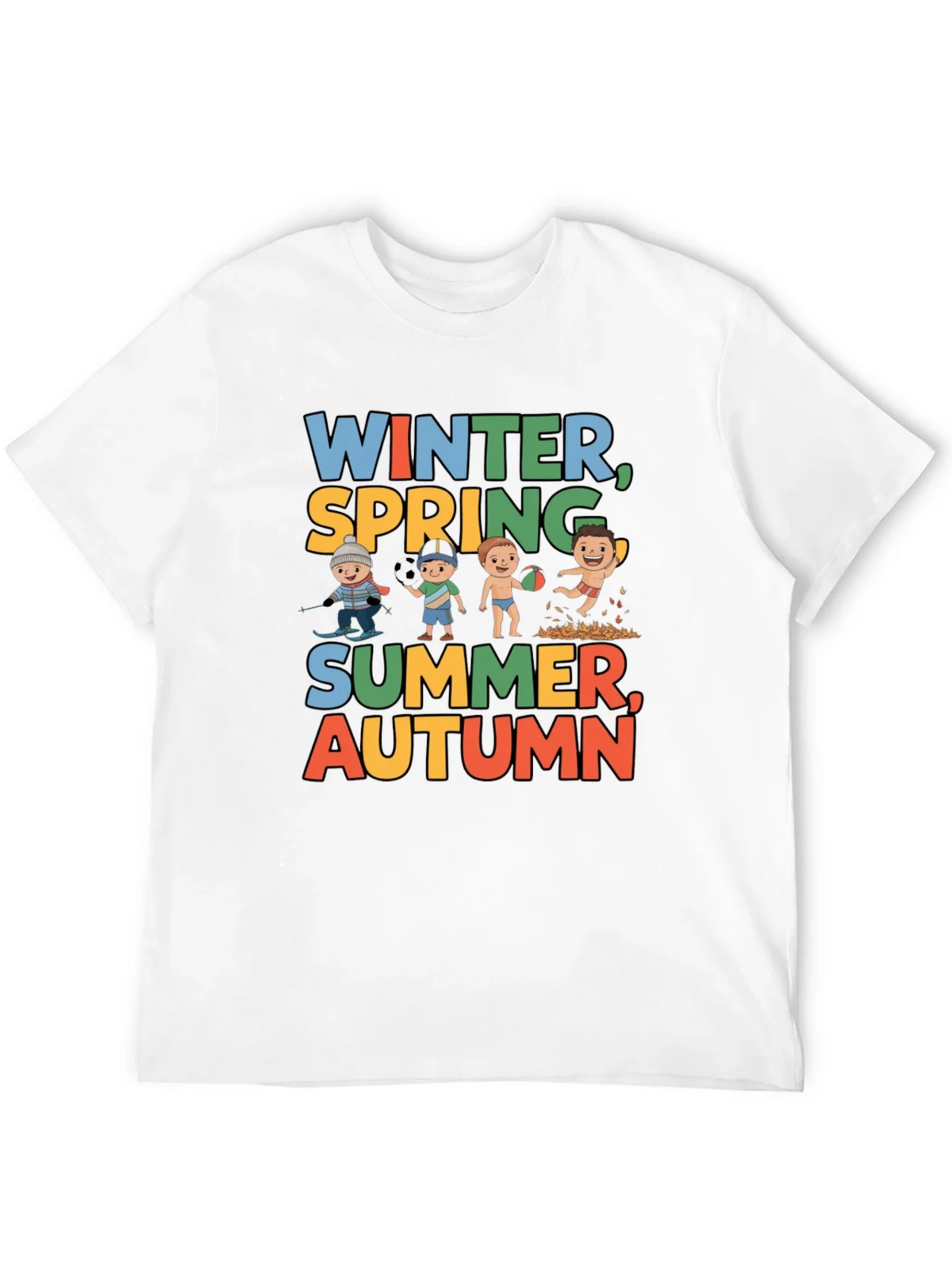 Seasons Graphic Tee - Winter Spring Summer Autumn product image 10