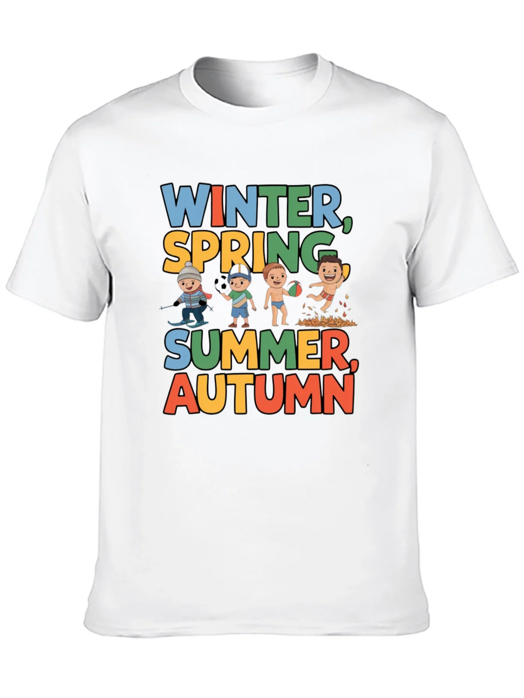 Seasons Graphic Tee - Winter Spring Summer Autumn product image 8