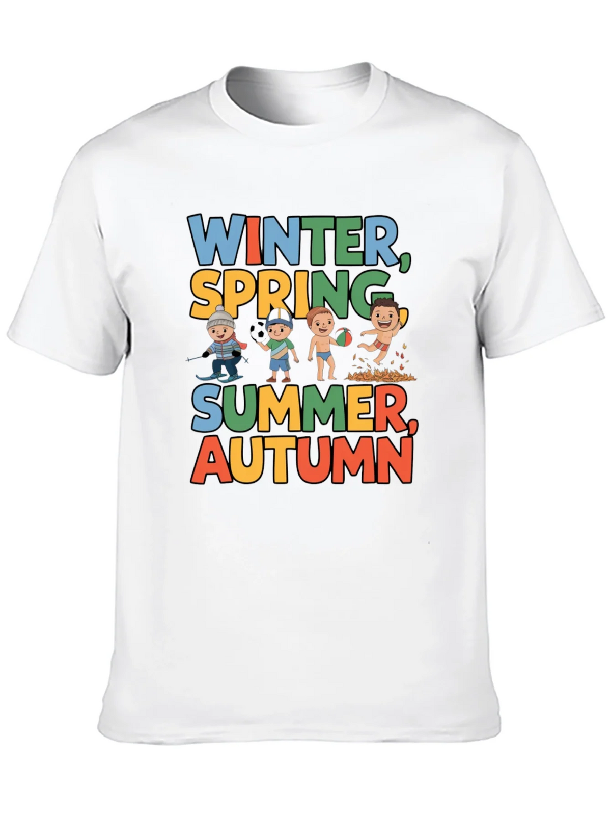 Seasons Graphic Tee - Winter Spring Summer Autumn product image 8