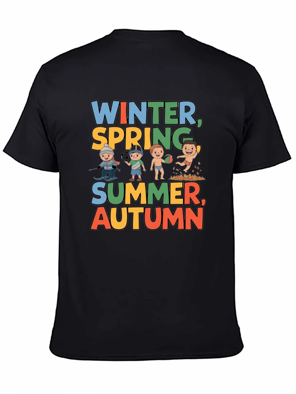Seasons Graphic Tee - Winter Spring Summer Autumn product image 4