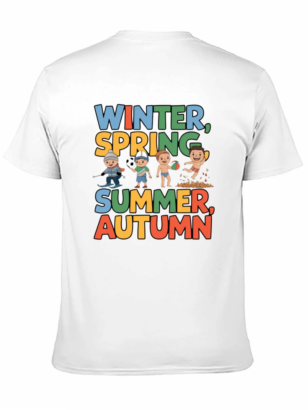Seasons Graphic Tee - Winter Spring Summer Autumn product image 9