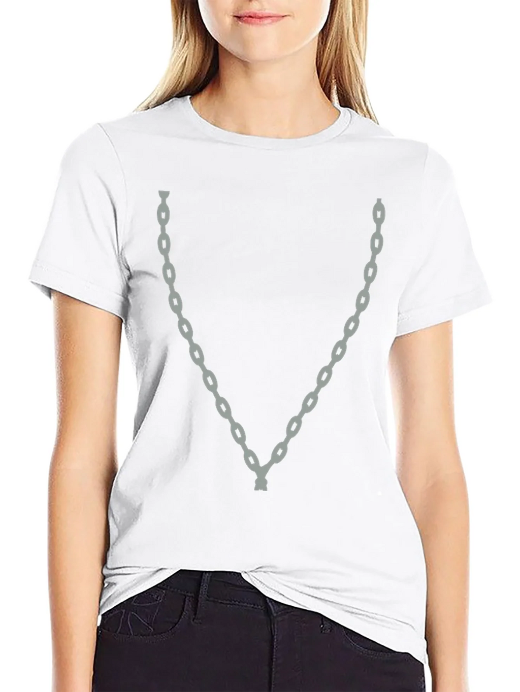 Chain Print Black T-Shirt product image 8