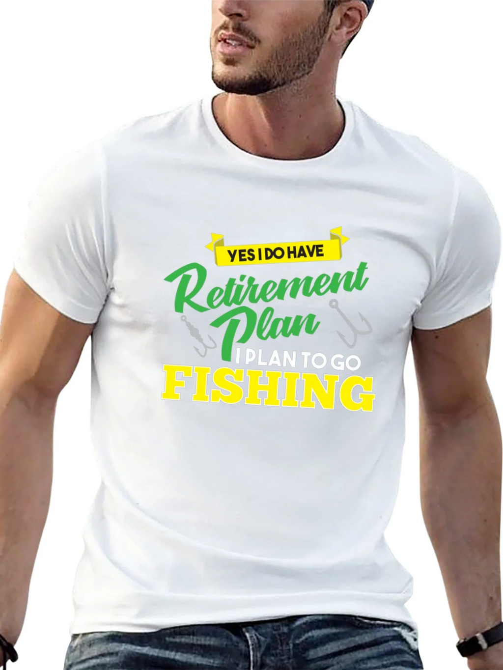 Retirement Plan Fishing T-Shirt - Black product image 12