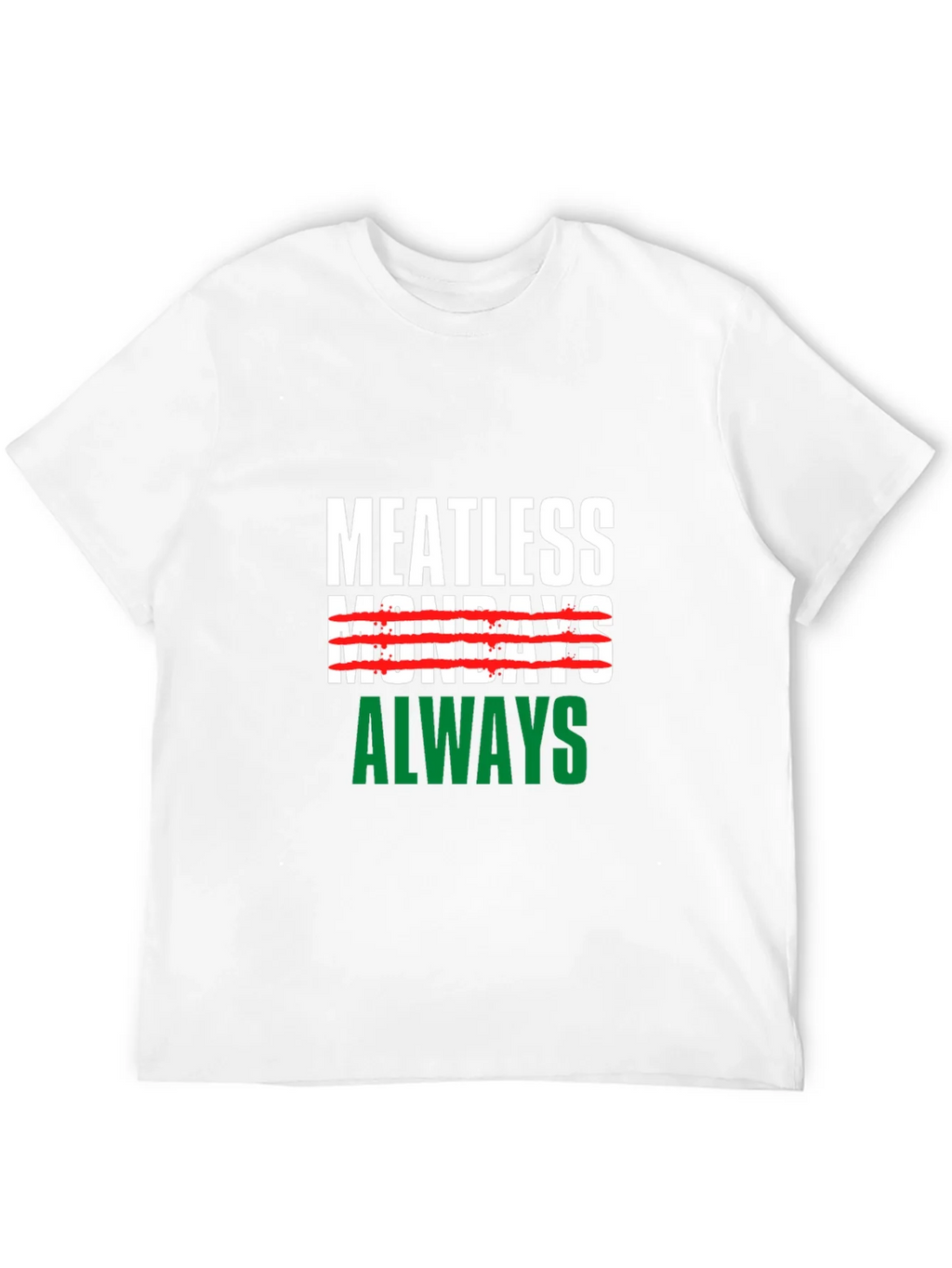 Meatless Mondays Always Black T-Shirt product image 11