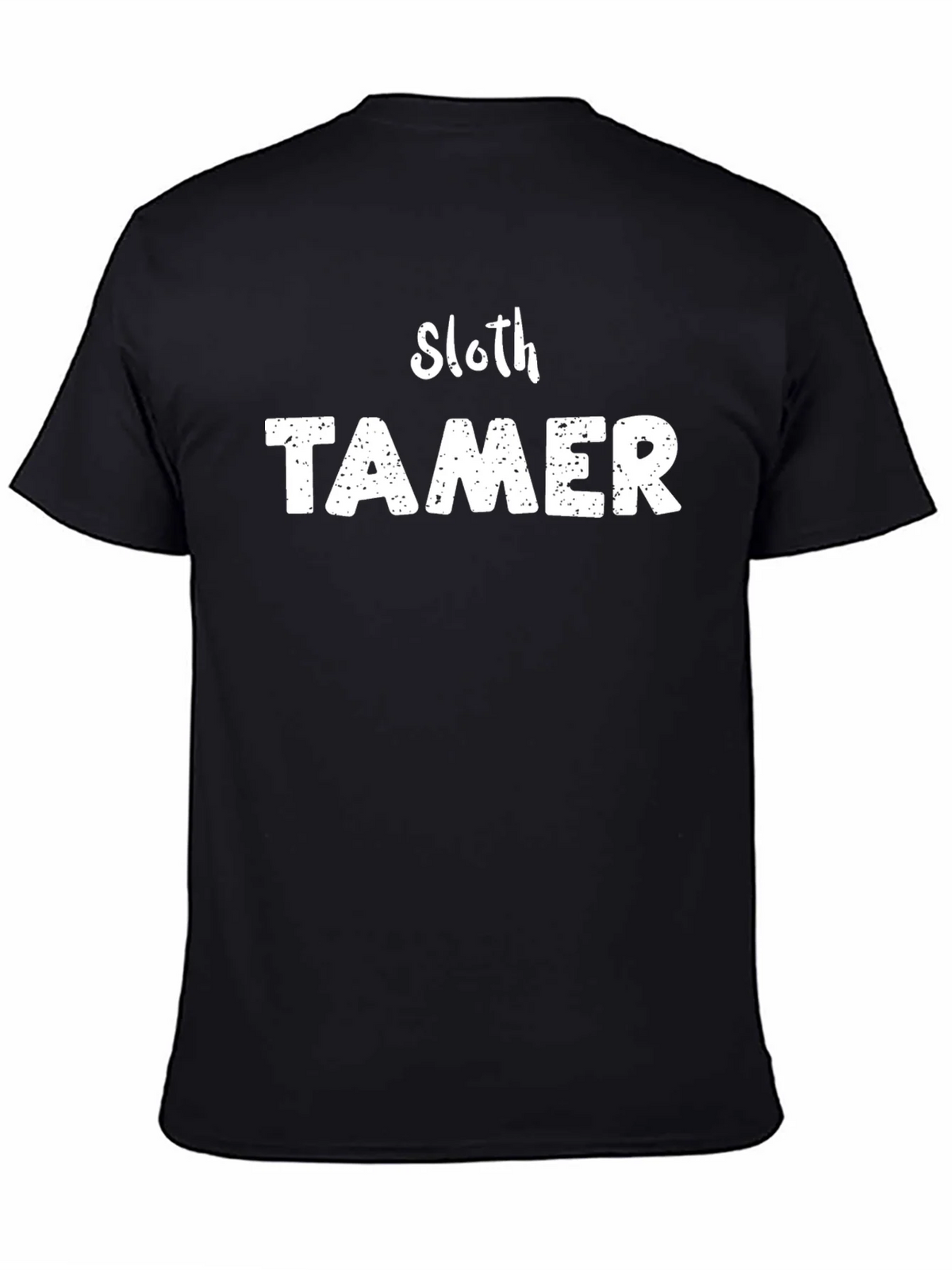 Sloth Tamer Graphic Tee - Black Cotton Blend product image 4