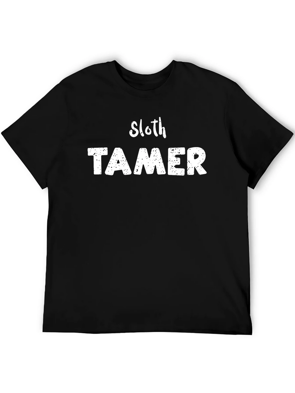 Sloth Tamer Graphic Tee - Black Cotton Blend product image 5
