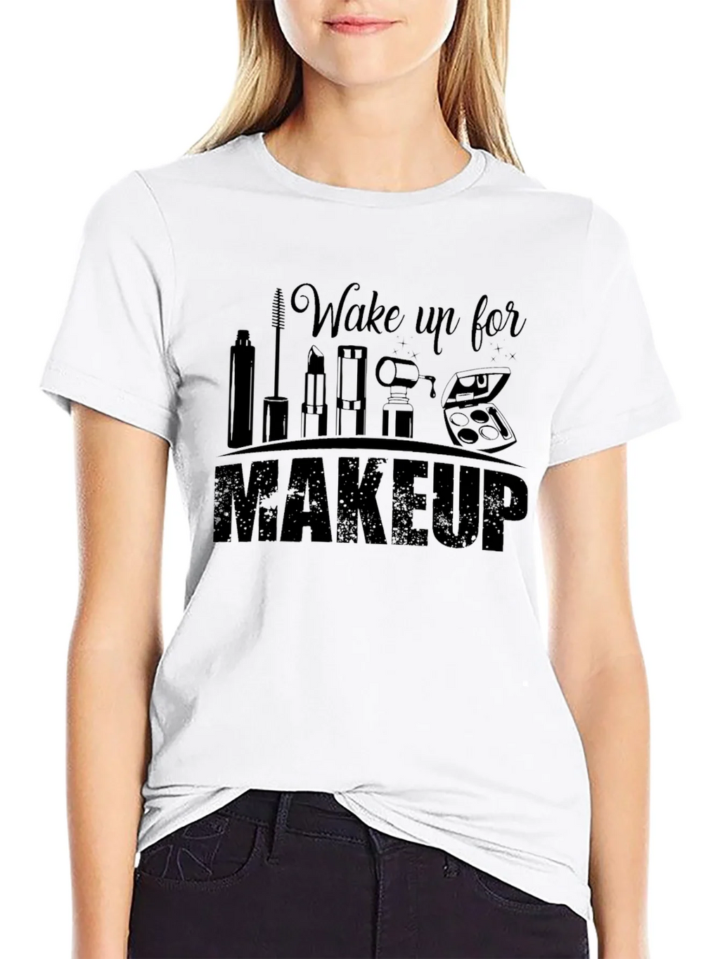 Wake Up for Makeup Graphic T-Shirt - Unisex Style product image 7