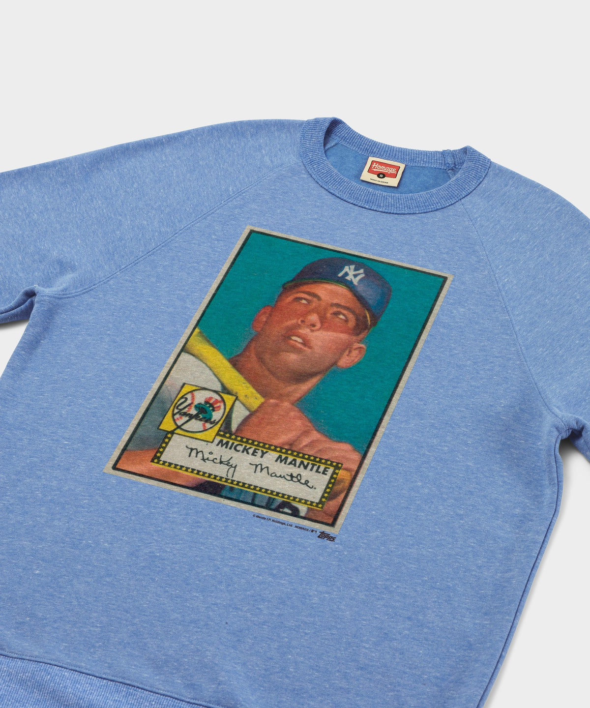 1952 Topps Baseball Mickey Mantle Yankees Crewneck product image 2