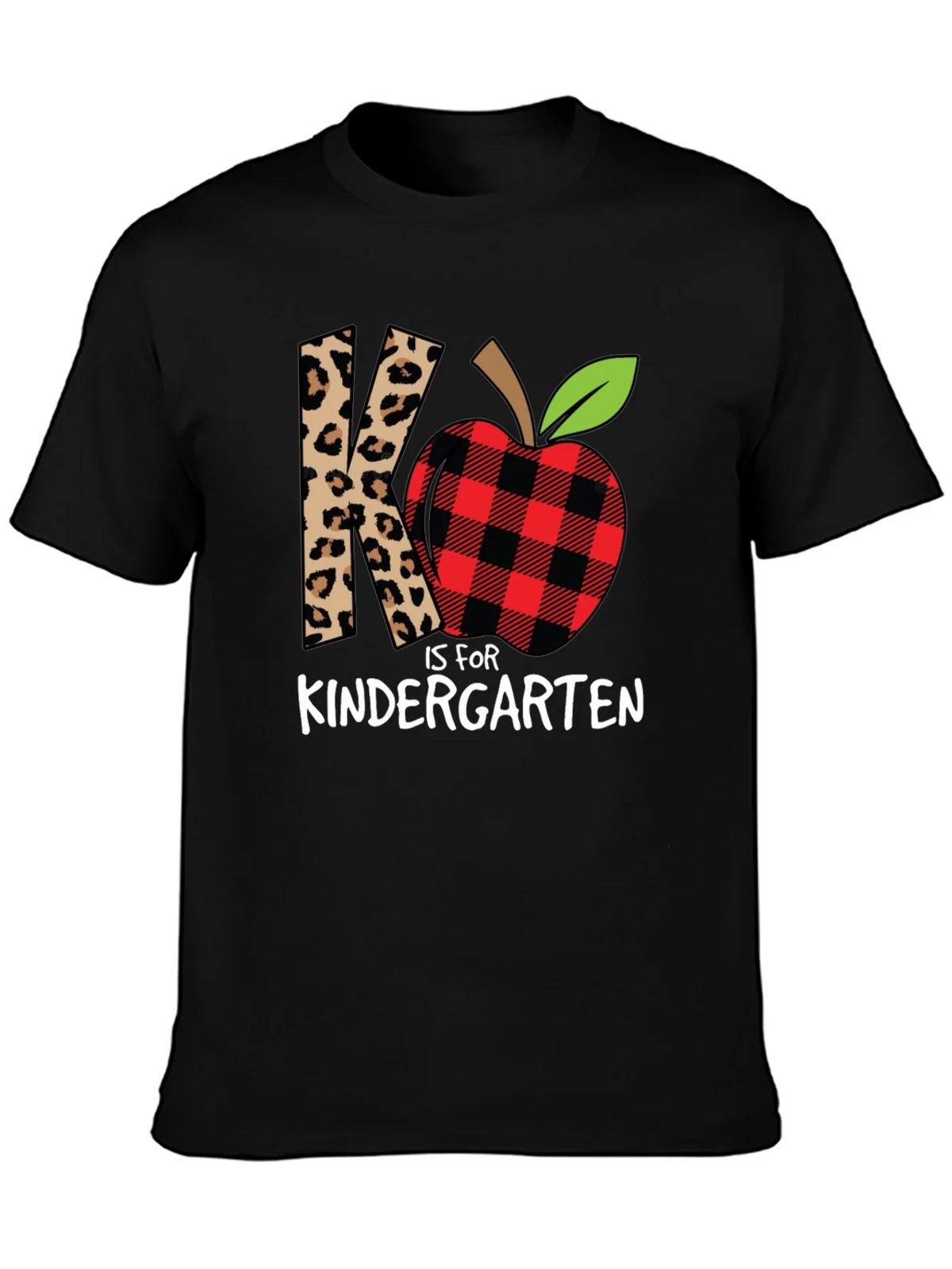 Kindergarten Teacher Leopard Apple T-Shirt product image 3